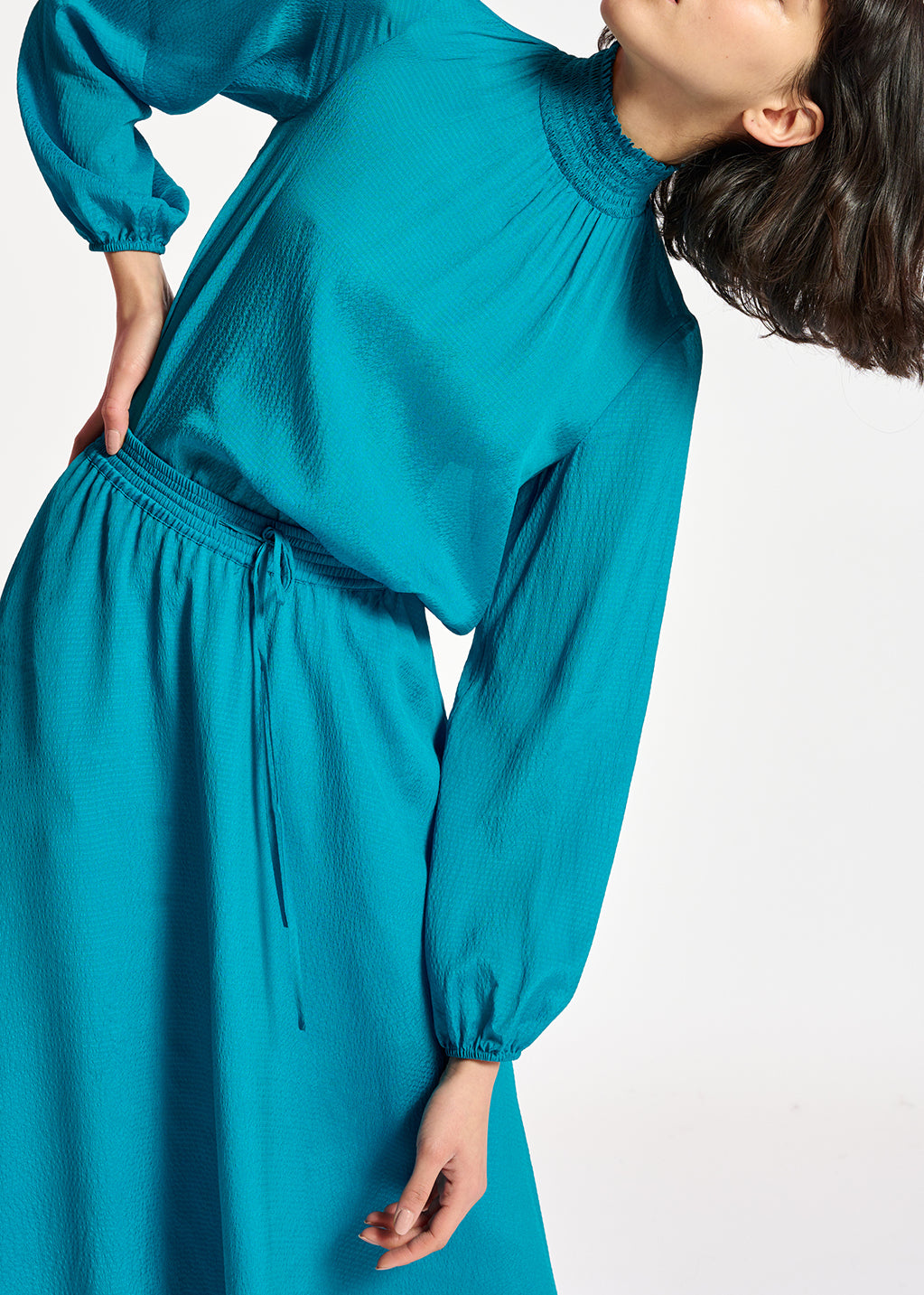 Blue loose-fit top RE—SSENTIEL | Essentiel second hand