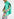 Turquoise quilted vest Faume - seconde main