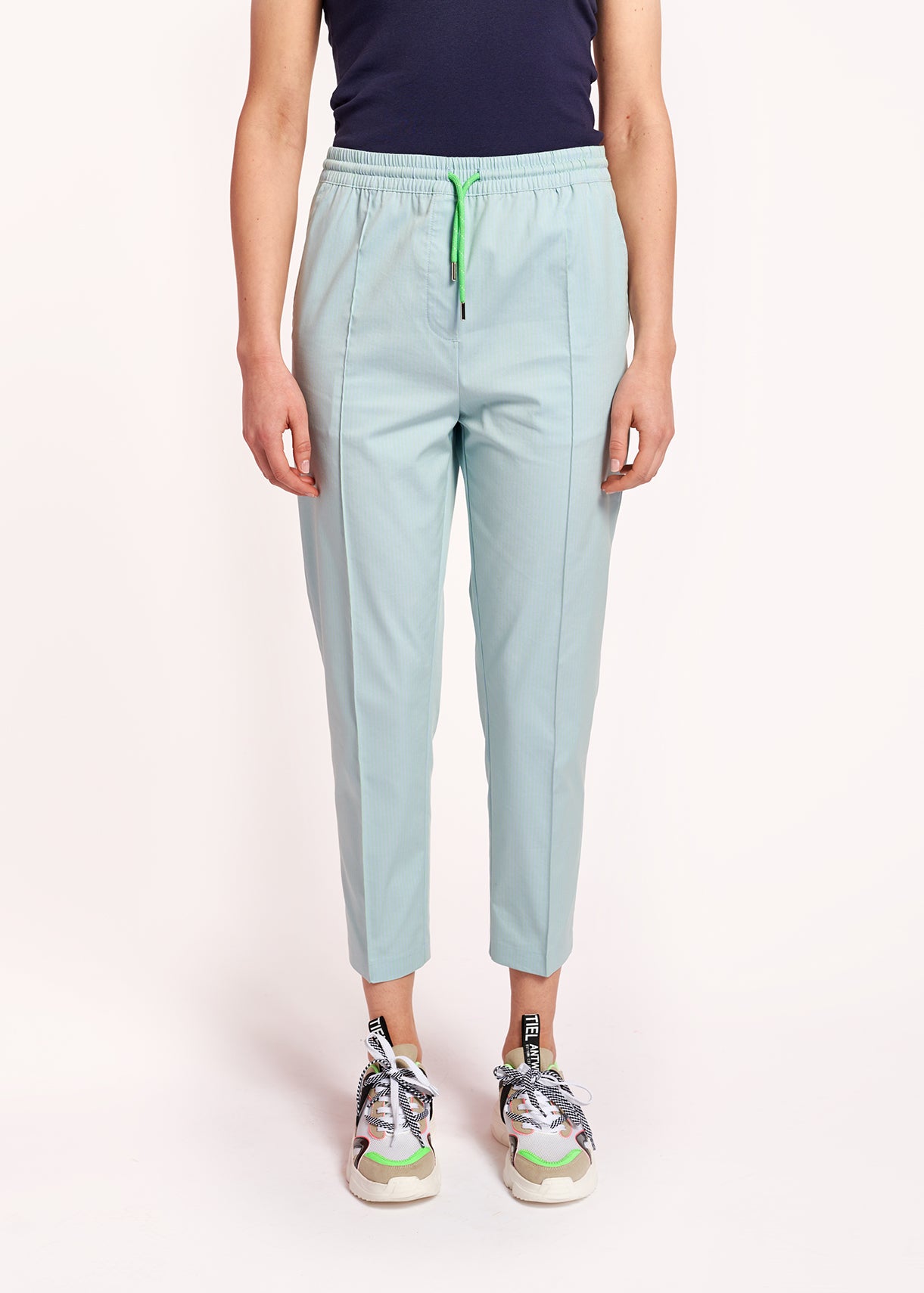 Pantalon tartan bleu clair RE—SSENTIEL | Essentiel second hand