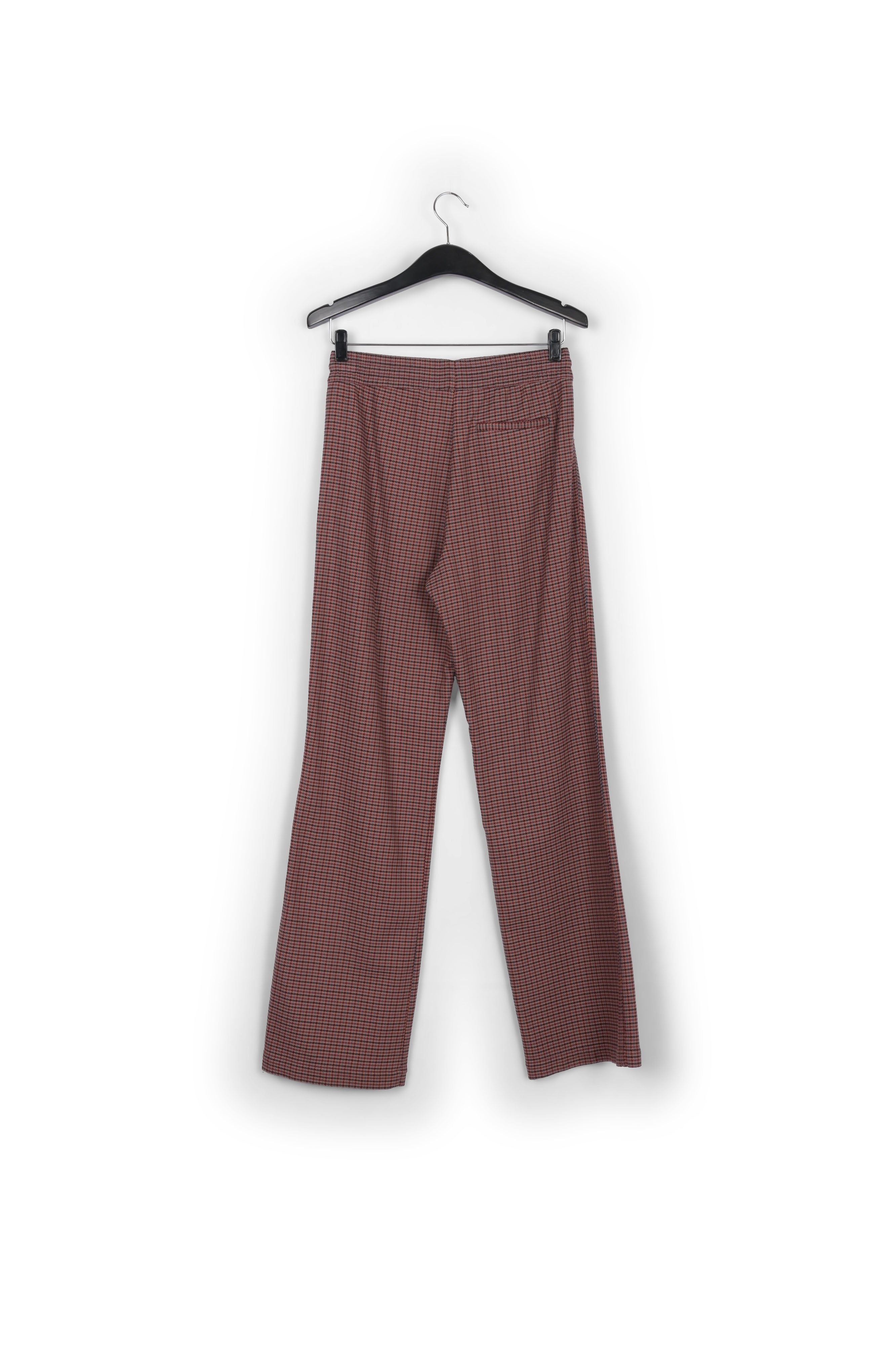 Brown houndstooth motif pants RE—SSENTIEL | Essentiel second hand