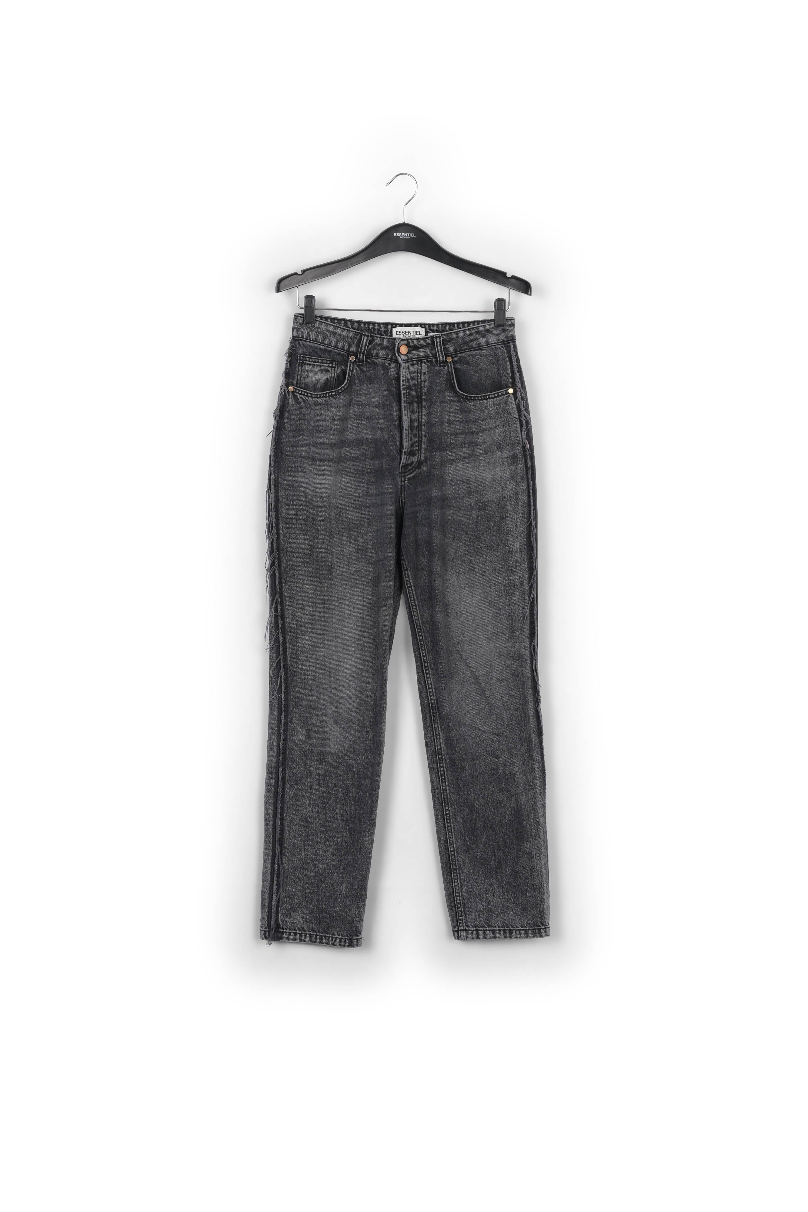 Dark grey straight leg jeans RE—SSENTIEL | Essentiel second hand