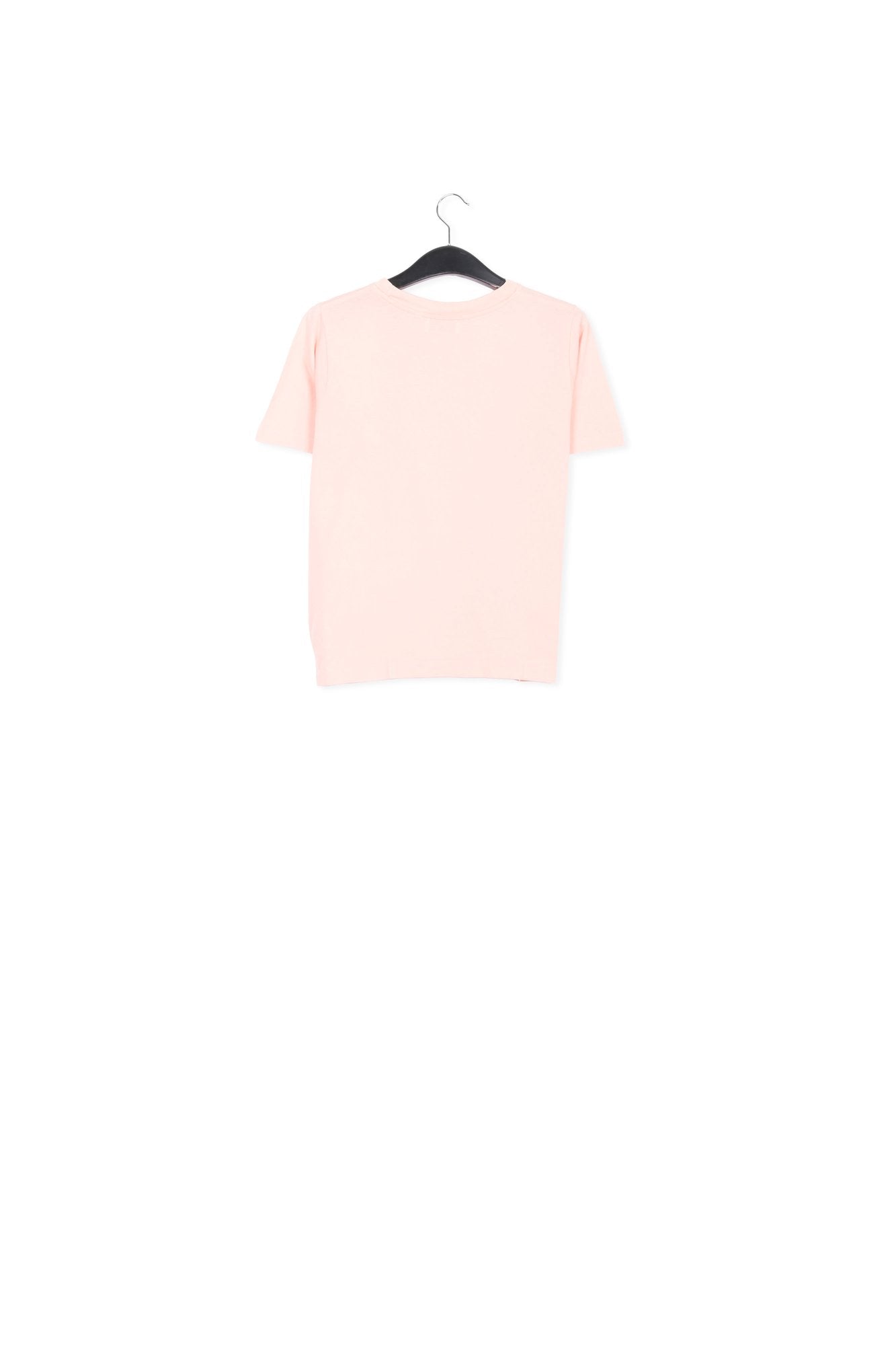 Light pink cotton toucan embroidered t-shirt RE—SSENTIEL | Essentiel second hand