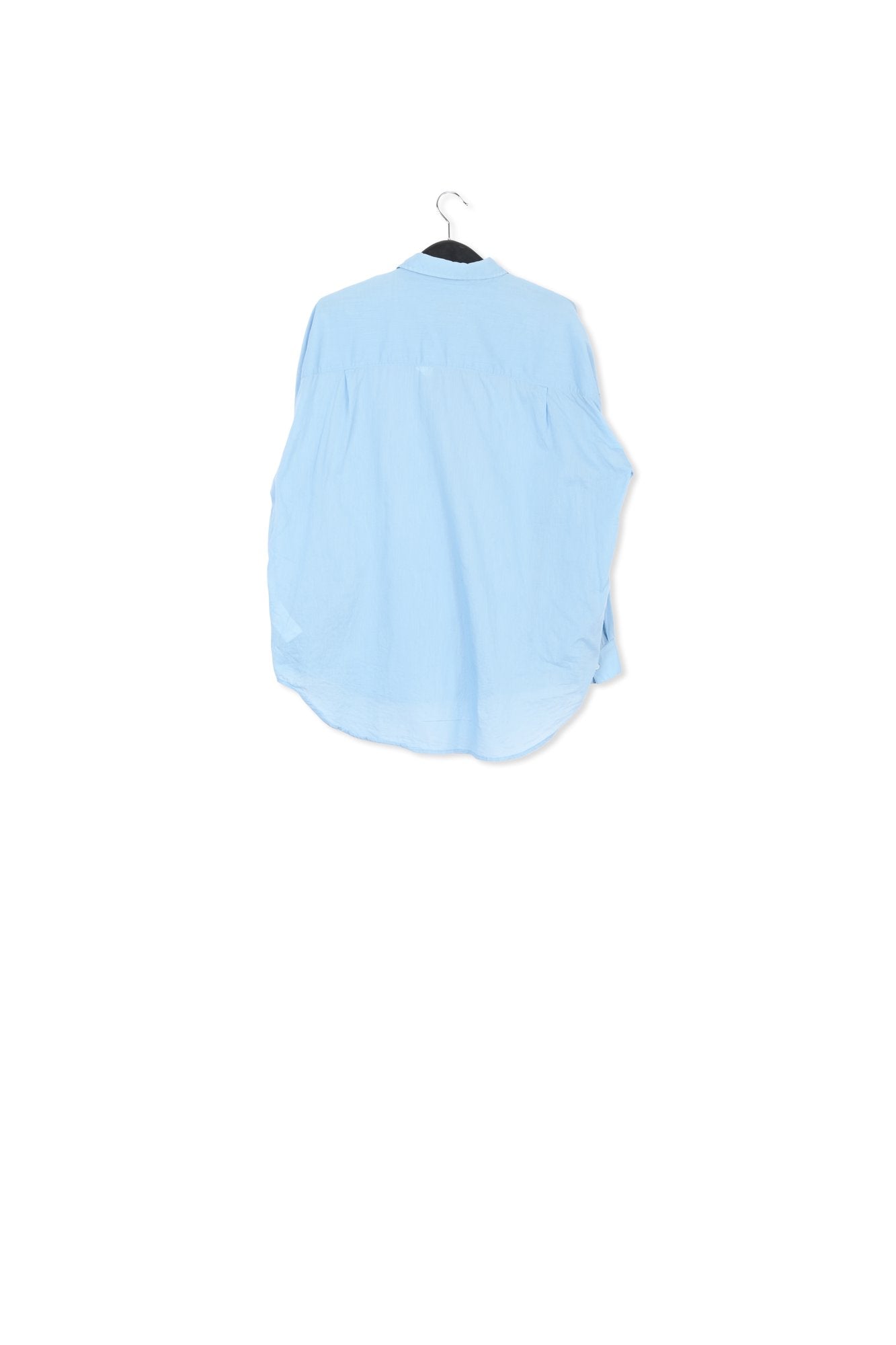 Chemise oversize bleue en voile de coton RE—SSENTIEL | Essentiel second hand