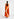 Maxi robe orange à teinture tie-dye Faume - seconde main