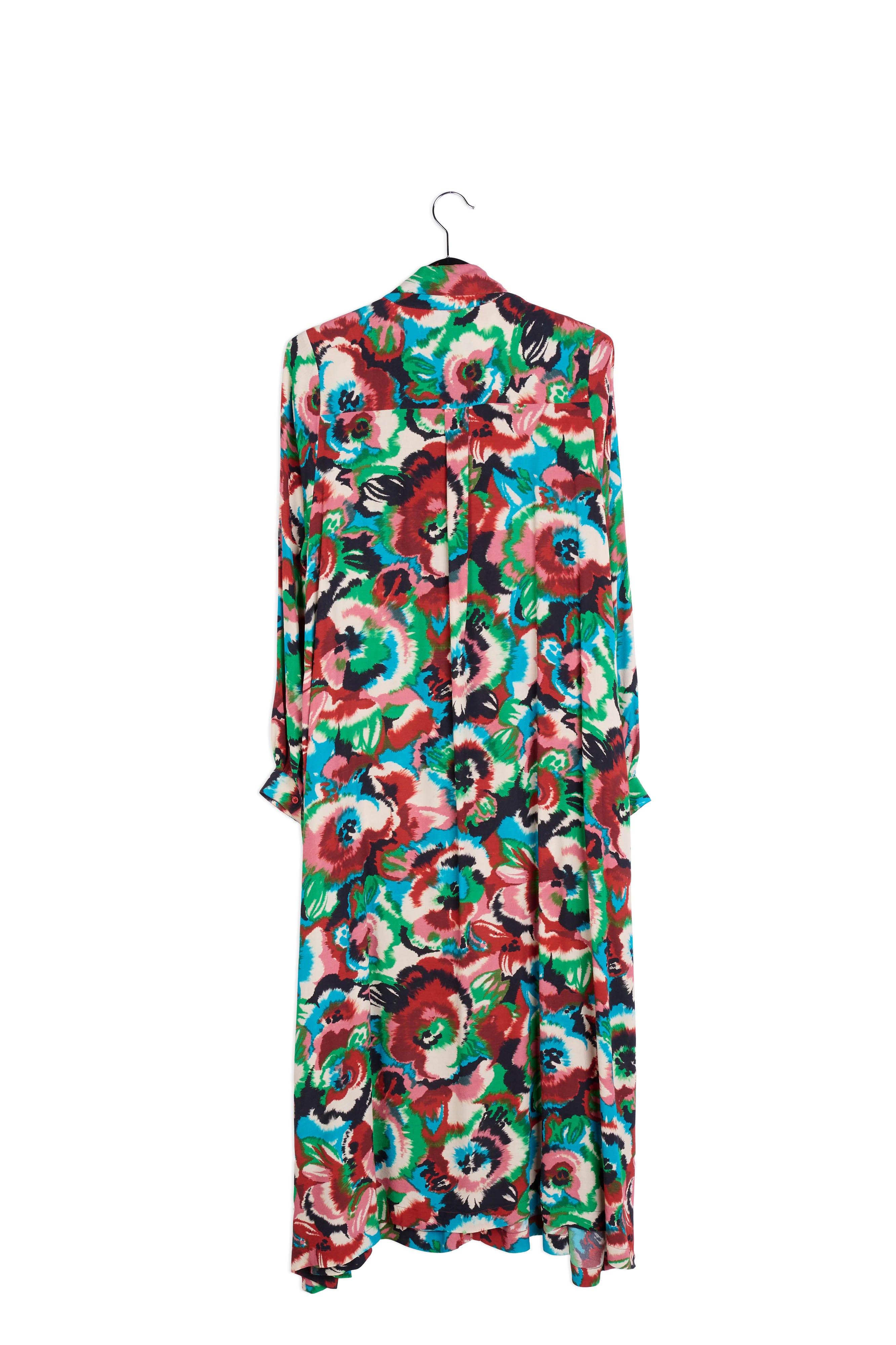 Multicolor floral-print shirt dress RE—SSENTIEL | Essentiel second hand