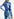 White and blue floral print hooded top Faume - seconde main