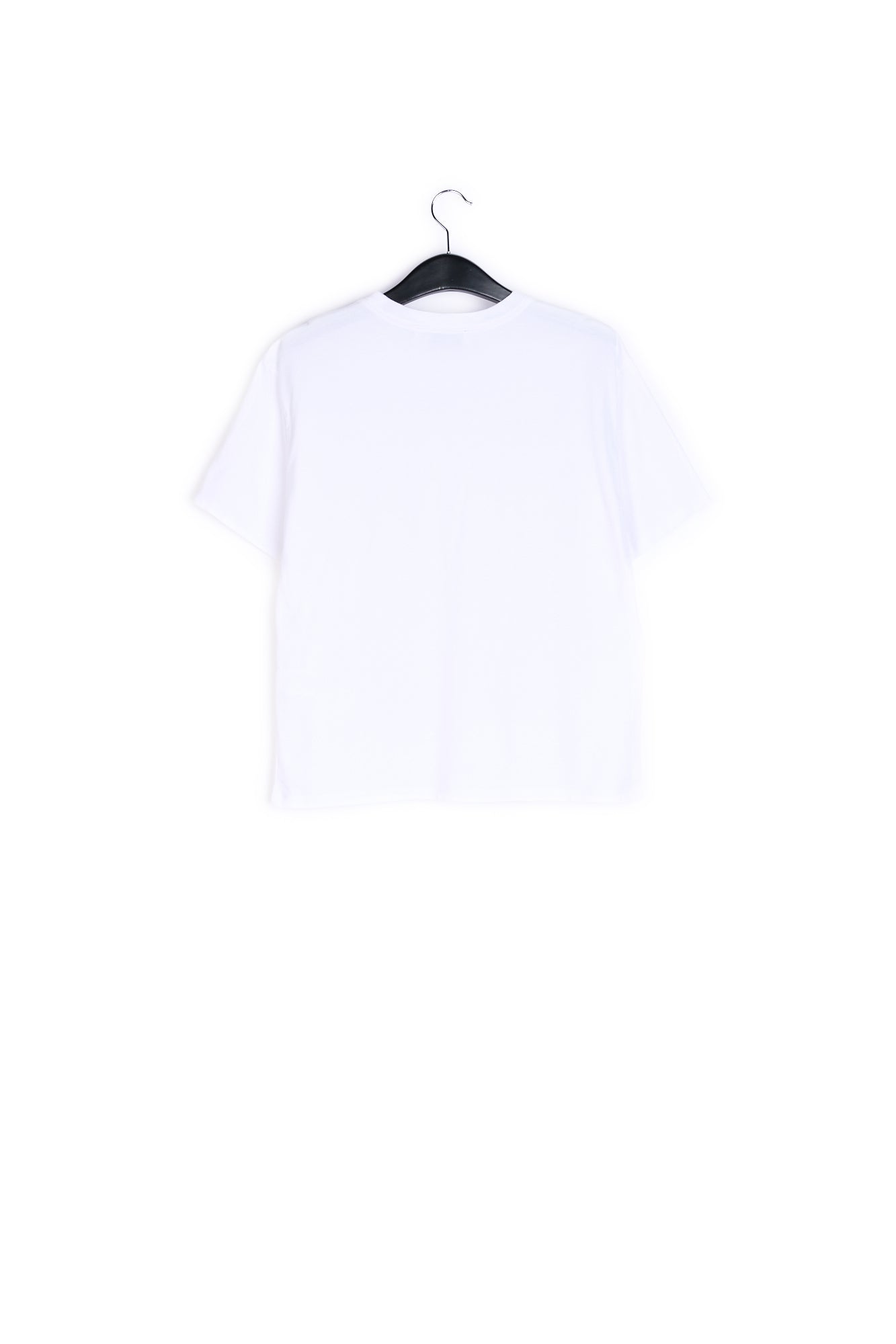 White 'news'-print cotton t-shirt RE—SSENTIEL | Essentiel second hand