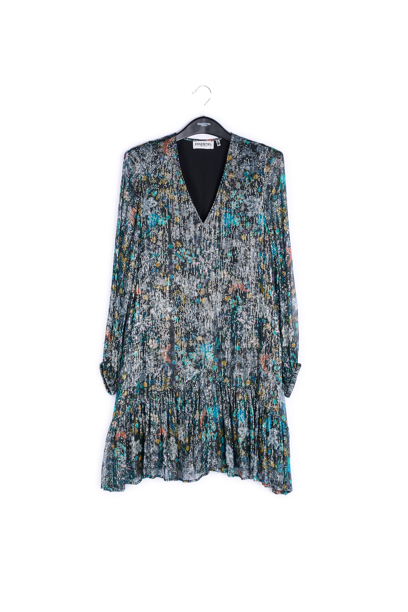 V-neck flounced dress RE—SSENTIEL | Essentiel second hand