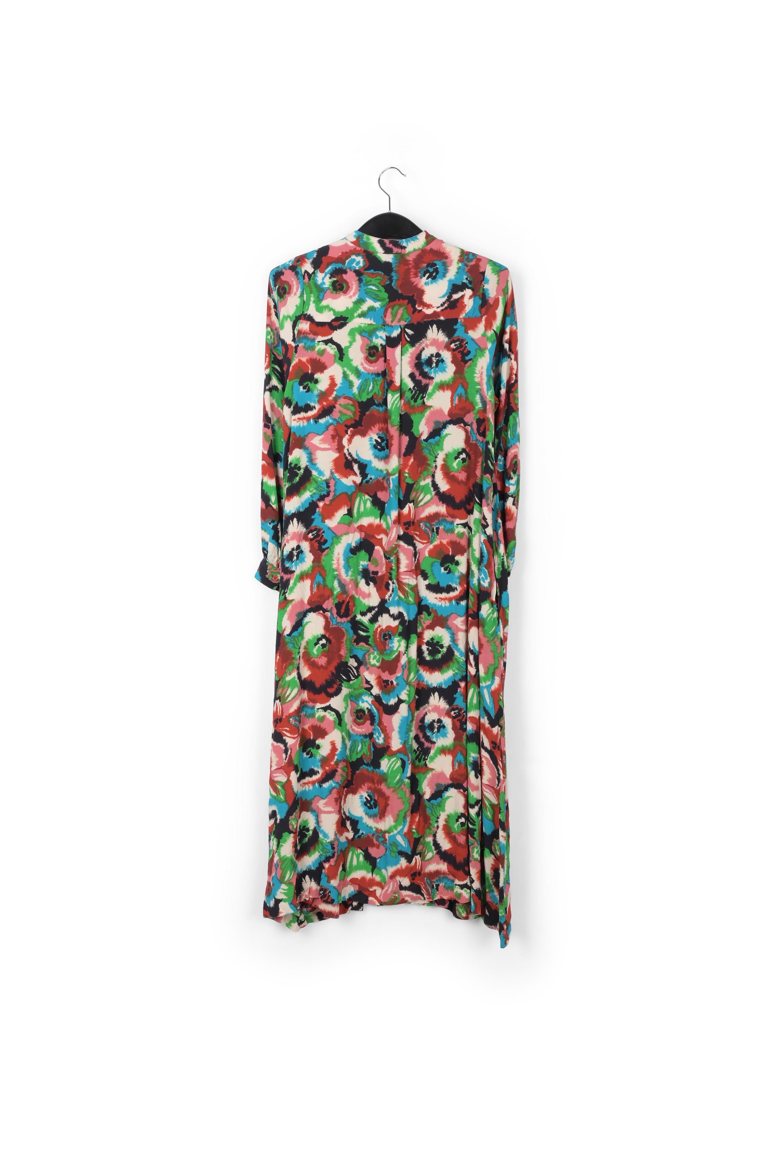 Robe chemise camel à imprimé graphique RE—SSENTIEL | Essentiel second hand