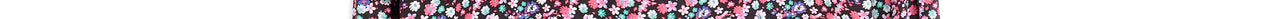 Black floral-print top with contrasting trims Faume - seconde main