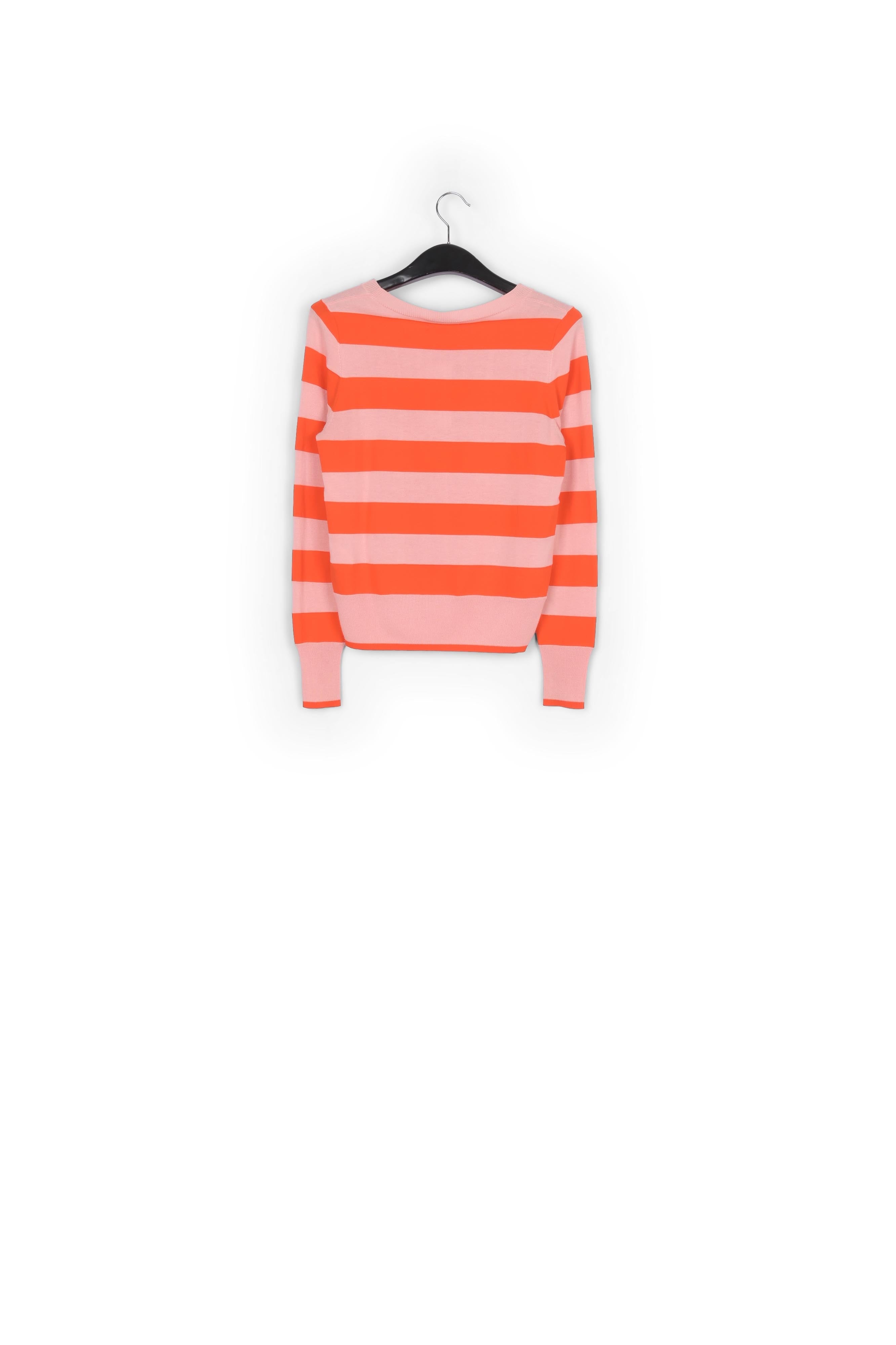 Pull à rayures rose clair et orange RE—SSENTIEL | Essentiel second hand
