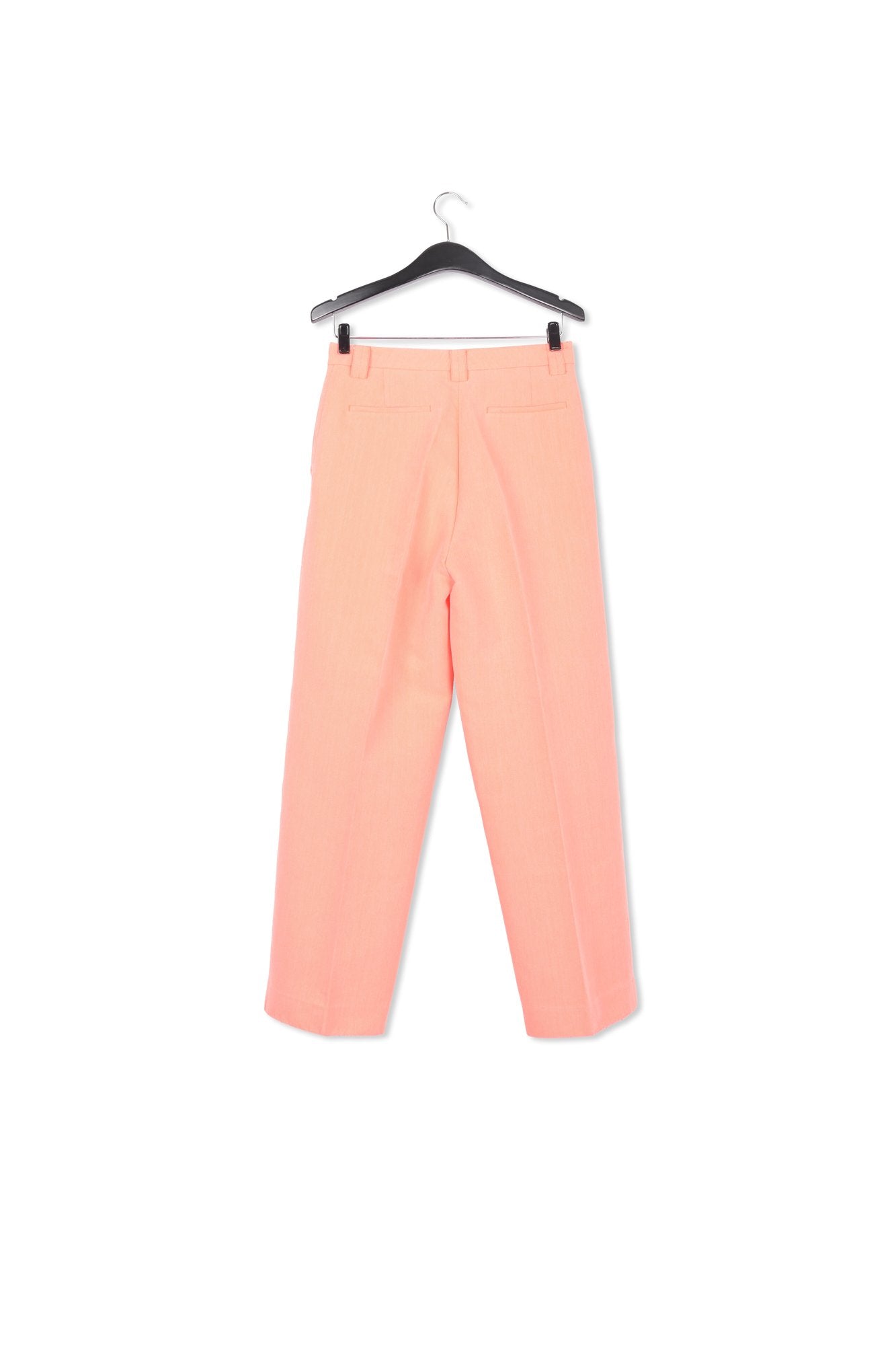 Coral red straight-leg pants RE—SSENTIEL | Essentiel second hand