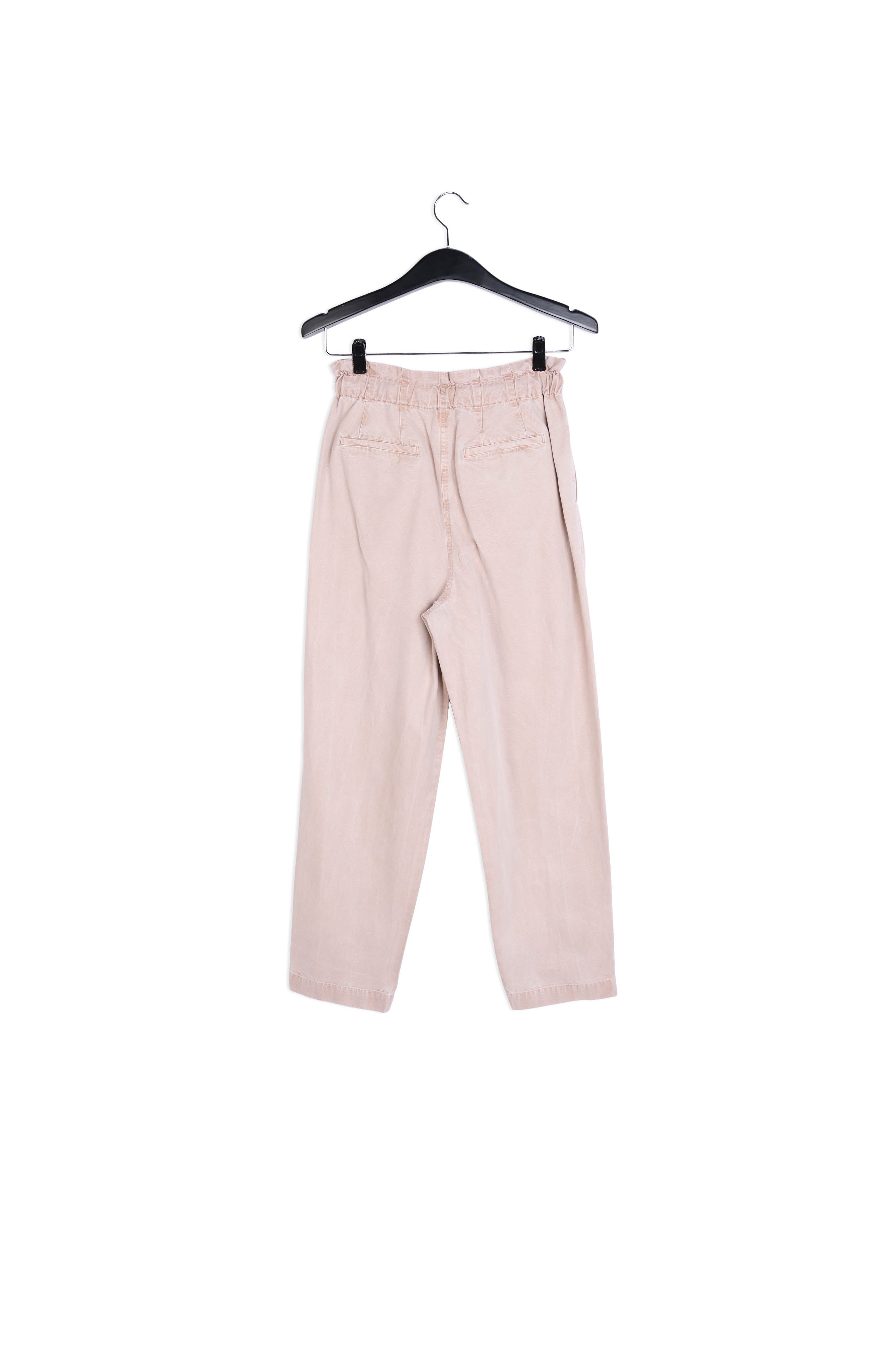 Beige cotton tapered pants RE—SSENTIEL | Essentiel second hand