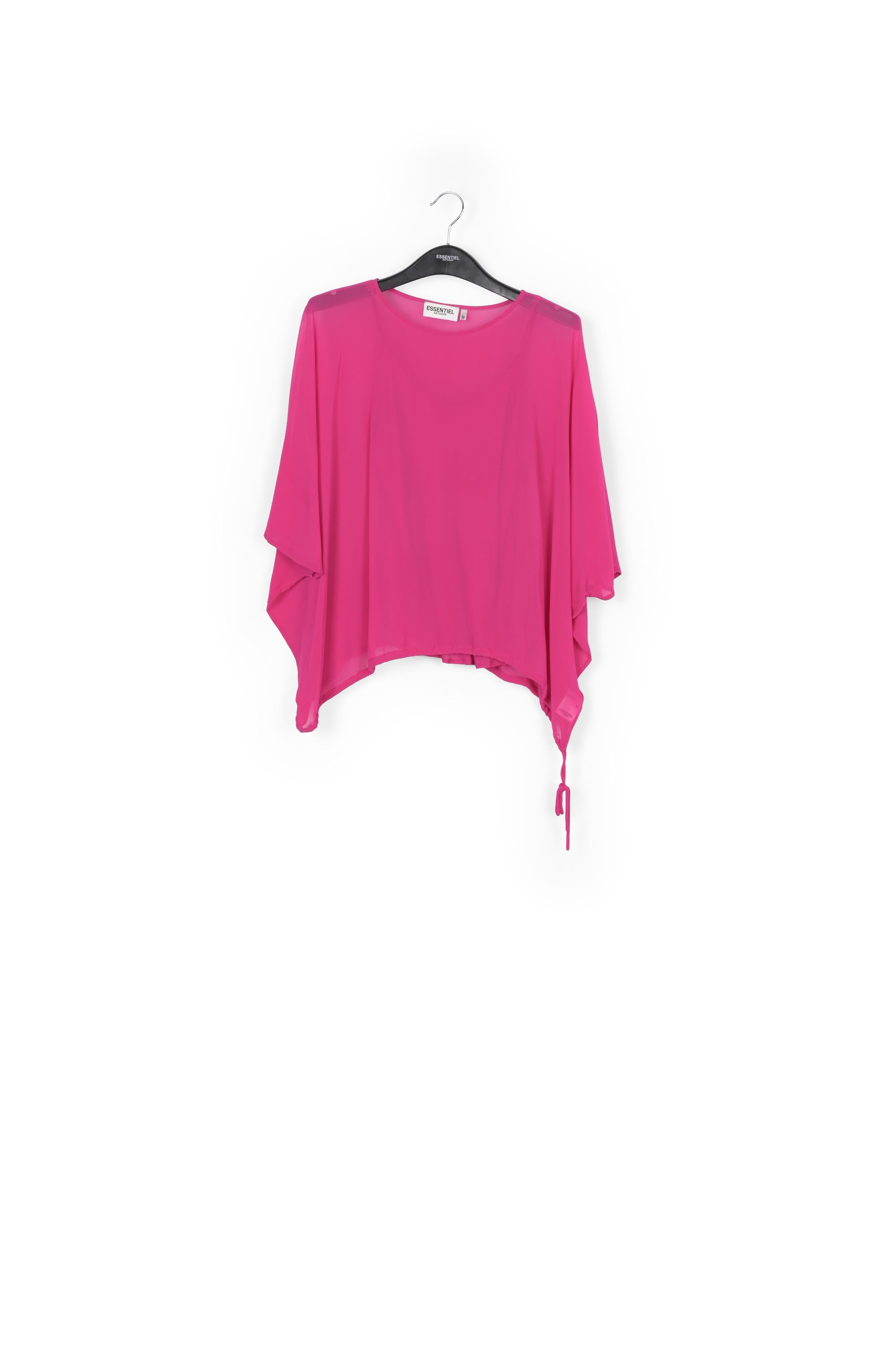 Pink voluminous sheer top RE—SSENTIEL | Essentiel second hand