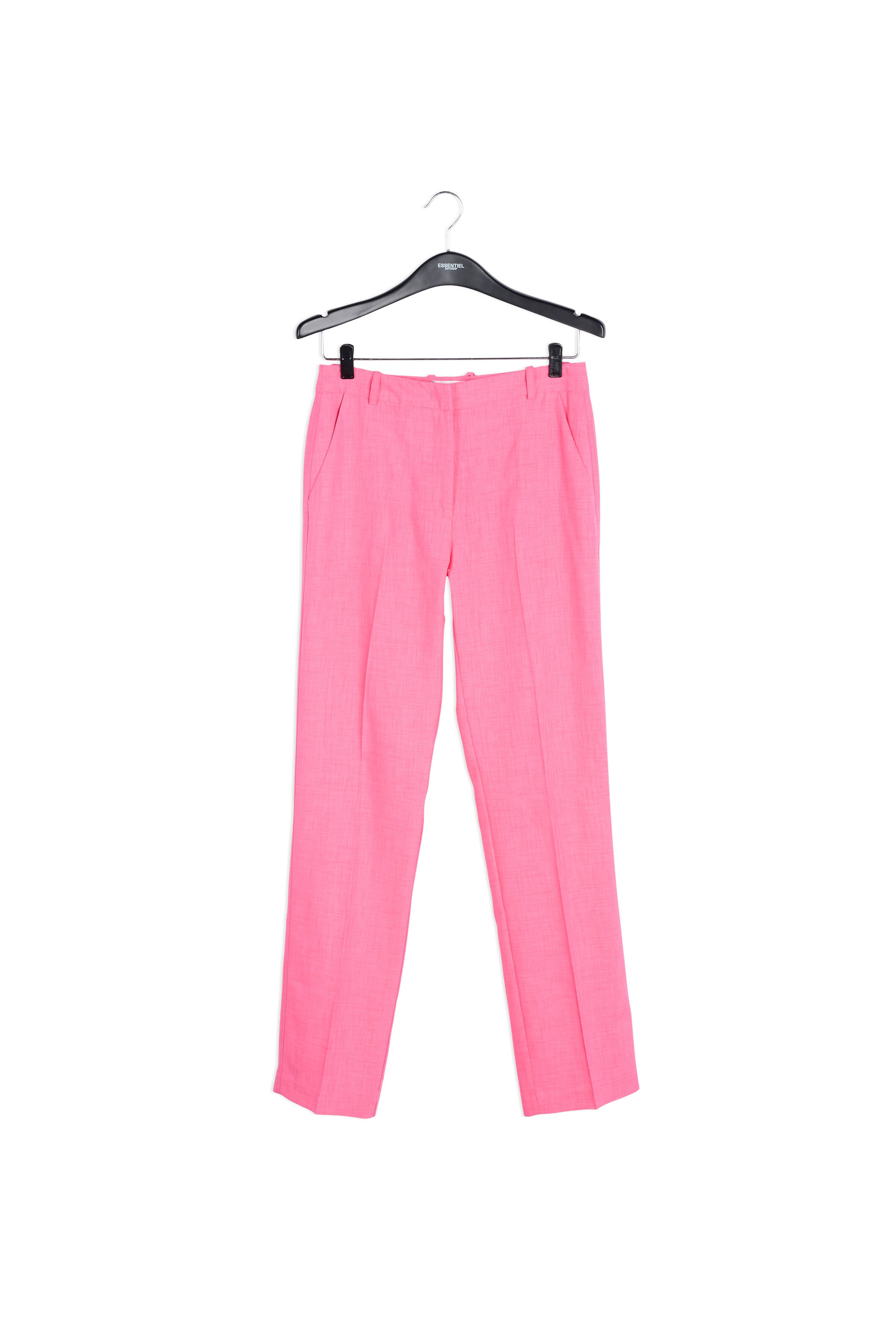 Geklede felroze broek RE—SSENTIEL | Essentiel second hand