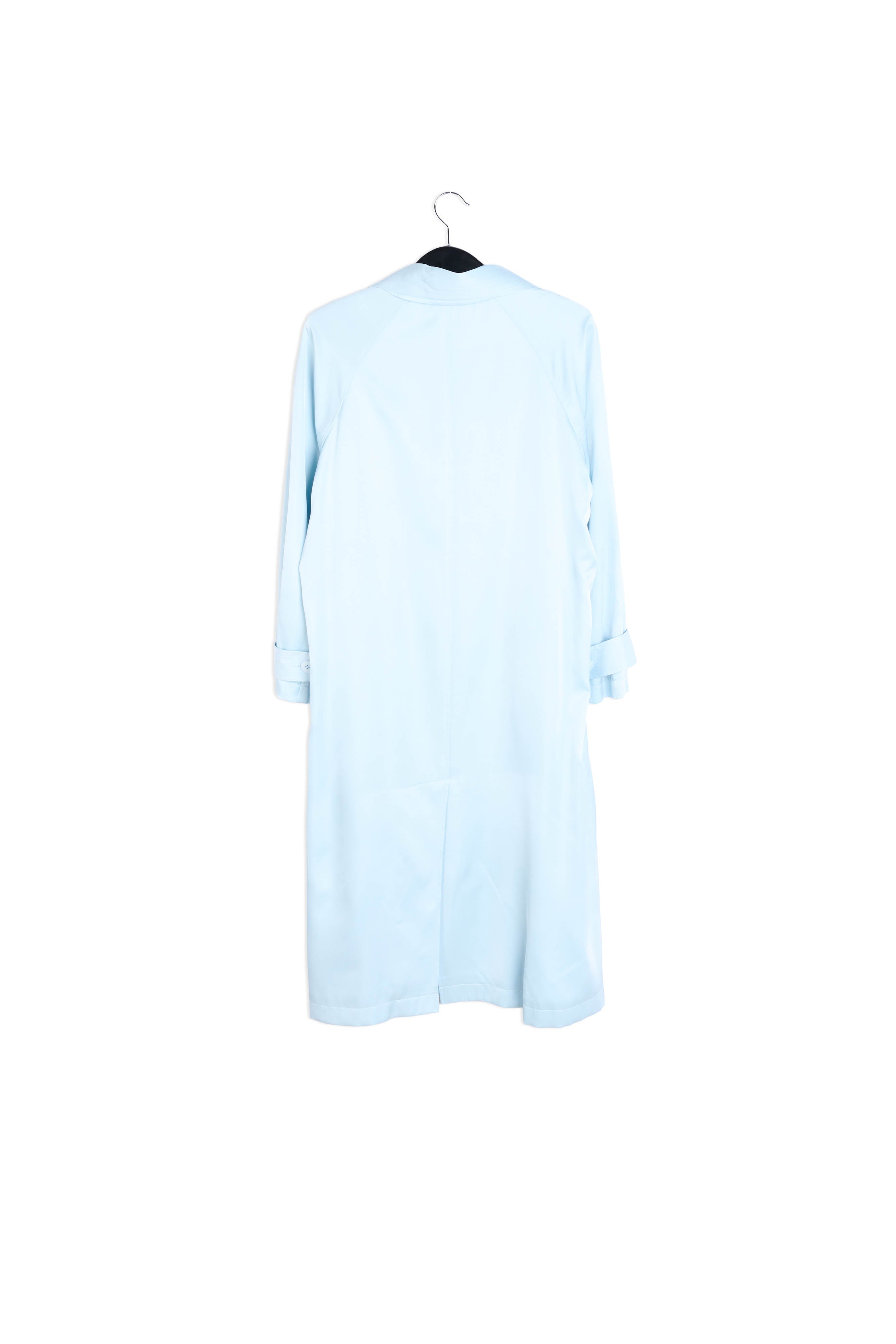 Light blue trench coat dress RE—SSENTIEL | Essentiel second hand