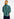 Saliegroene top met pofmouwen Faume - seconde main