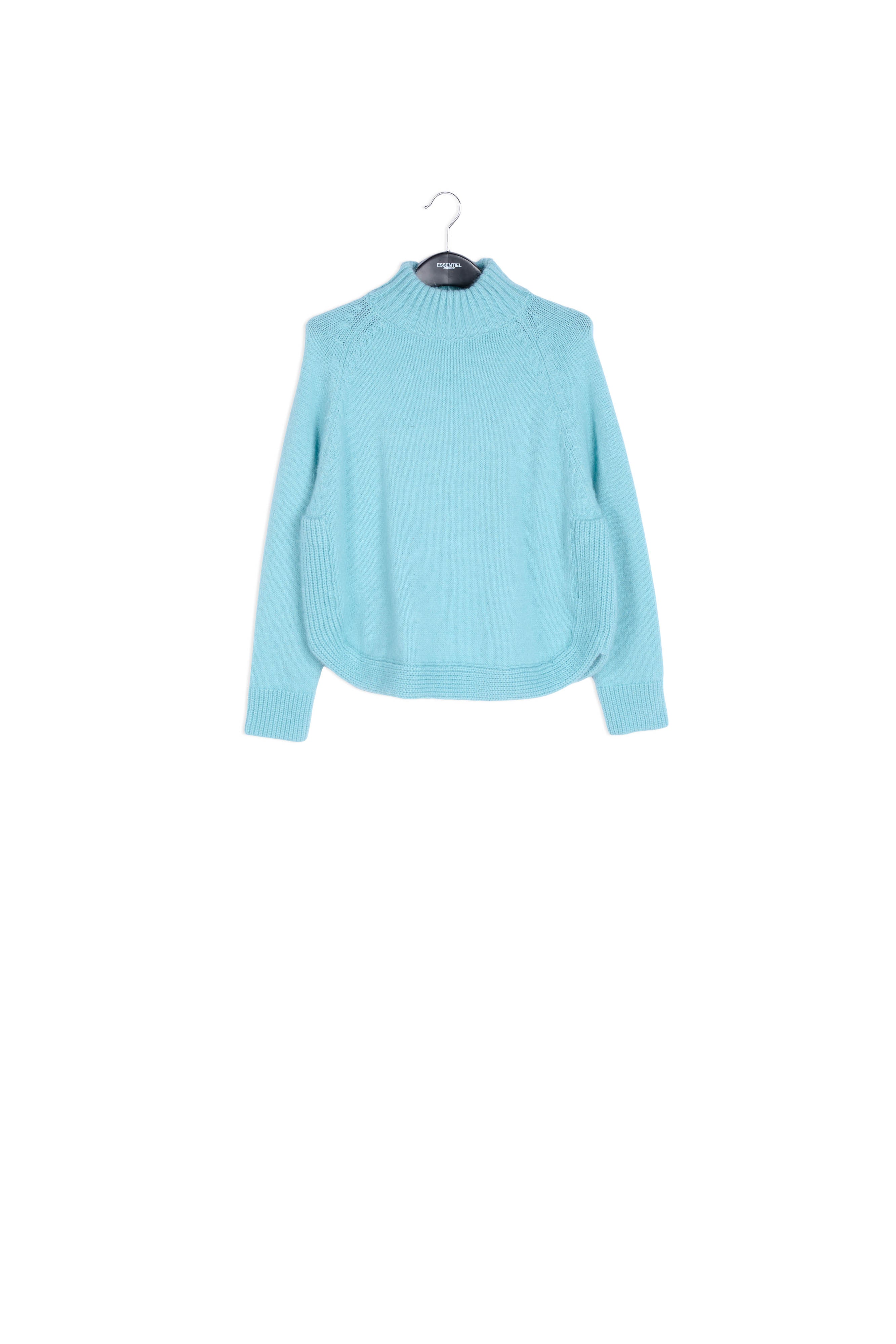 Pull en tricot bleu RE—SSENTIEL | Essentiel second hand