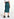 Blue and green floral print pencil skirt Faume - seconde main