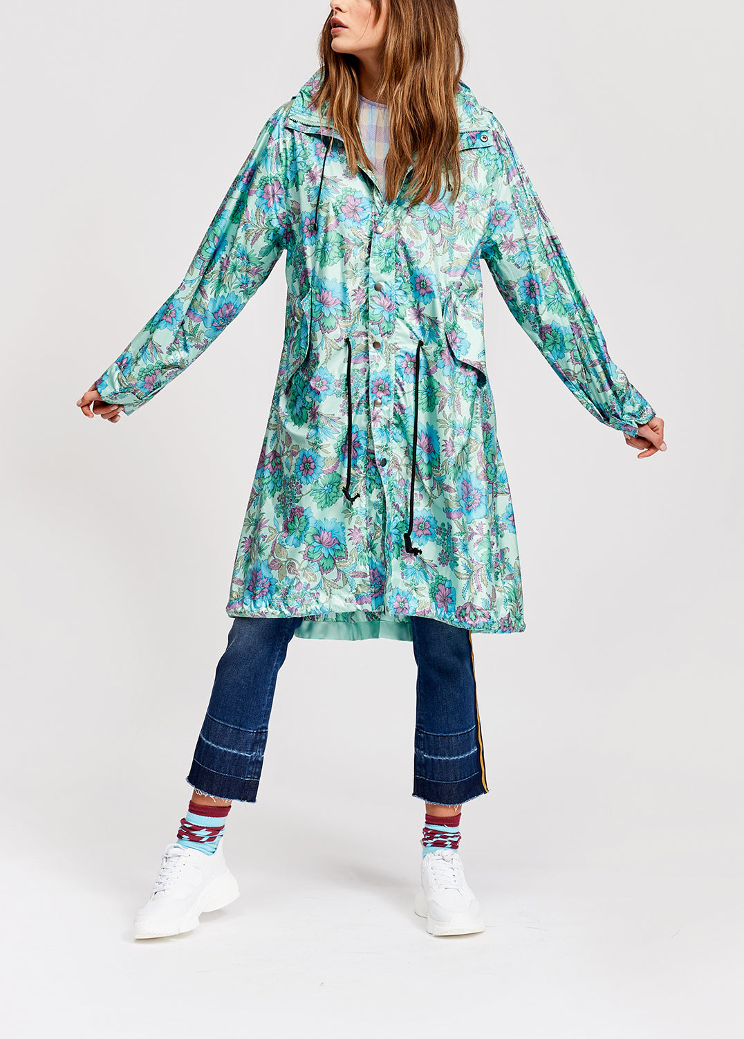 Yellow spring rain jacket RE—SSENTIEL | Essentiel second hand