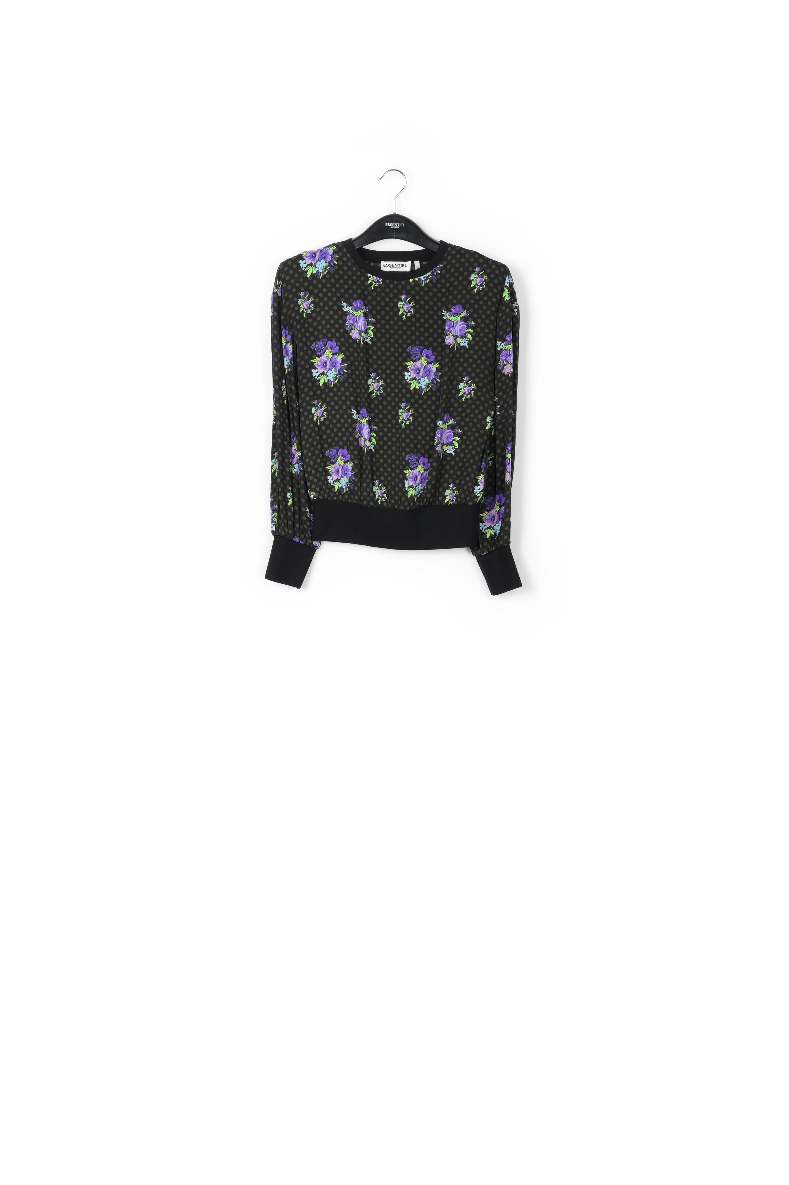 Floral polka dot top RE—SSENTIEL | Essentiel second hand