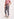 Off-white and navy blue zebra-print denim cargo pants Faume - seconde main