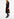 Text print midi-length dress Faume - seconde main