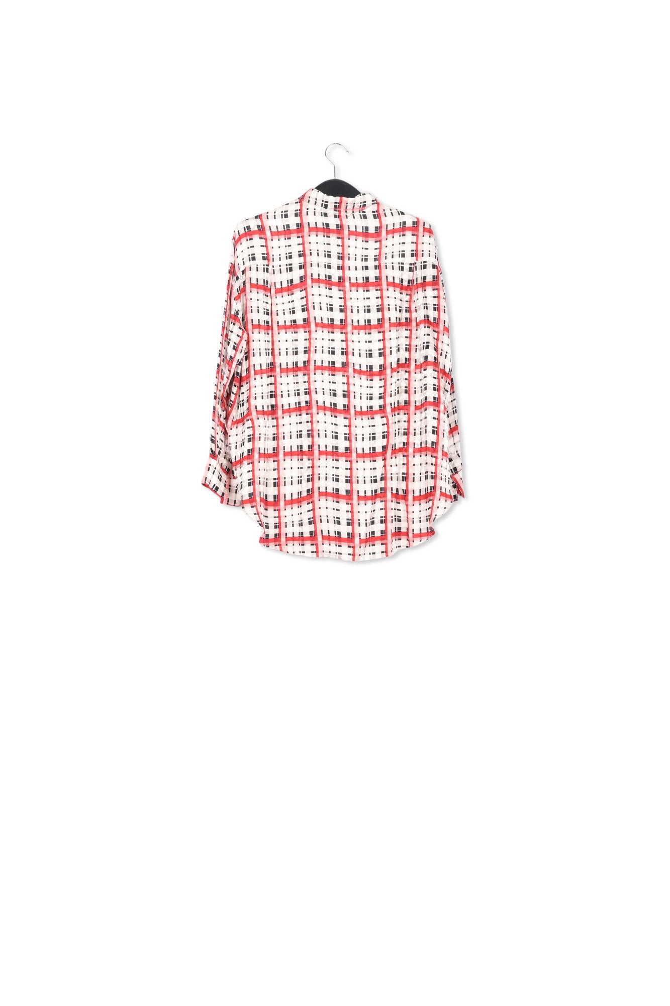 White, black and red checked shirt RE—SSENTIEL | Essentiel second hand