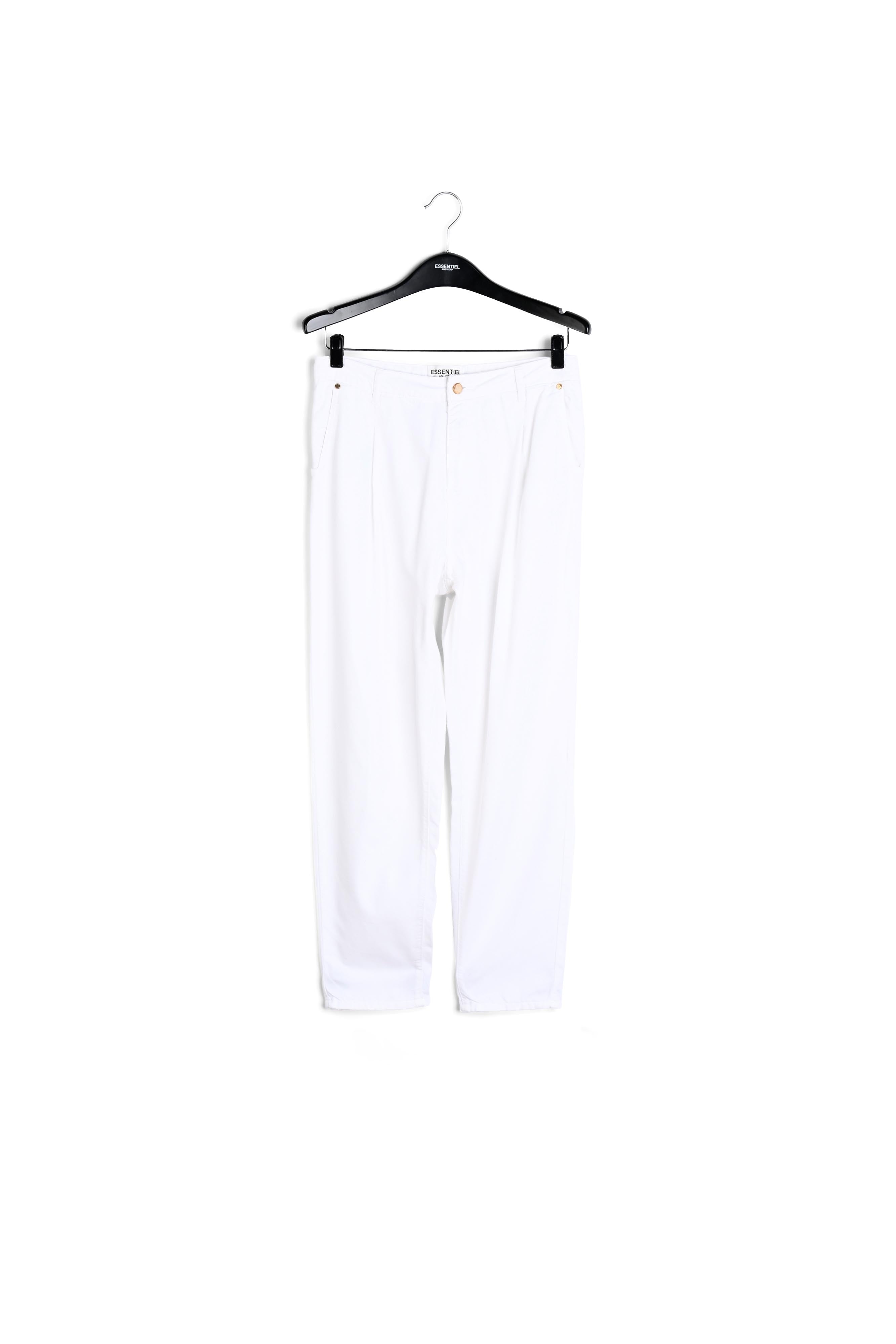 Witte jeansbroek met wijde snit RE—SSENTIEL | Essentiel second hand