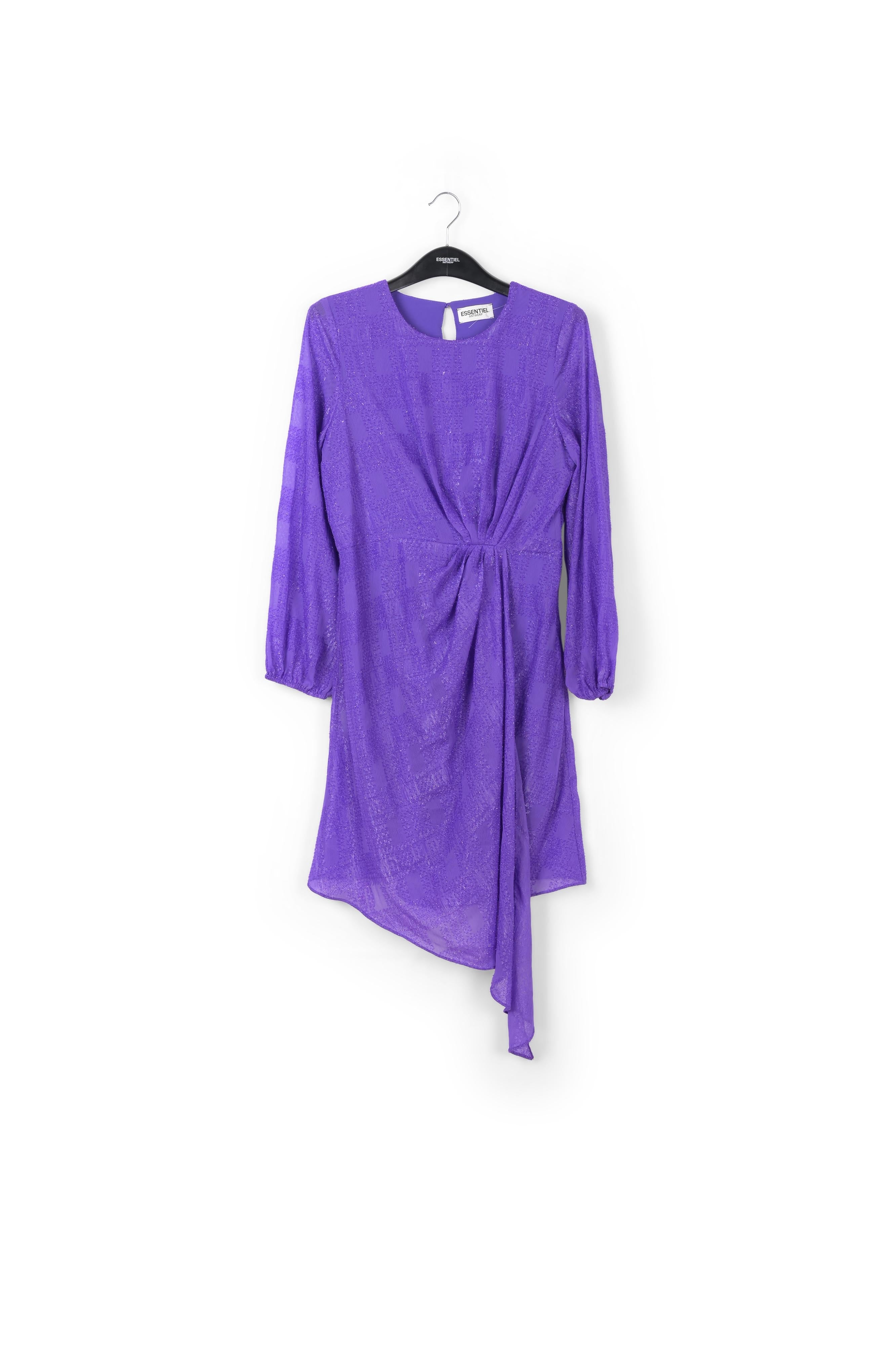 Robe courte en lurex violet RE—SSENTIEL | Essentiel second hand