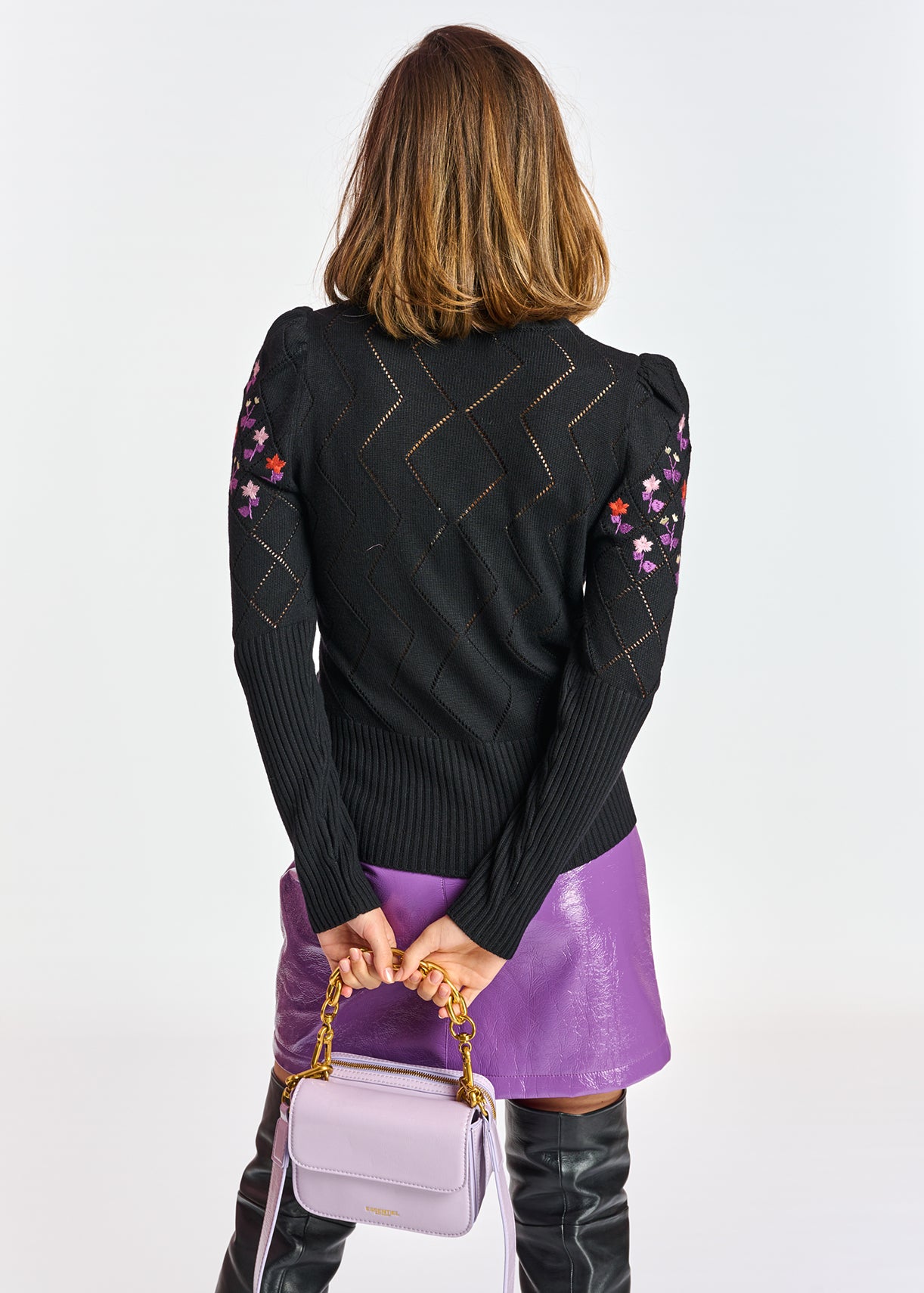 Aubepine sweater with flowers RE—SSENTIEL | Essentiel second hand