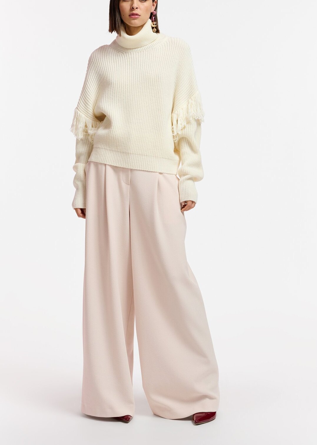 Off-white wide-leg pants RE—SSENTIEL | Essentiel second hand