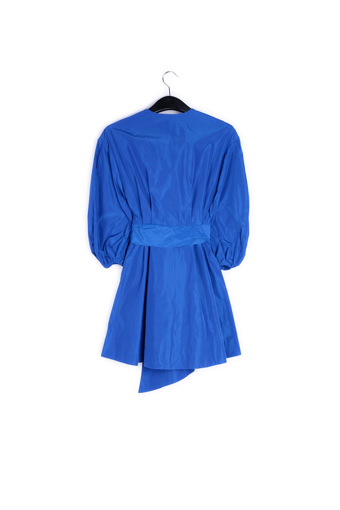 Blue mini-length wrap dress RE—SSENTIEL | Essentiel second hand