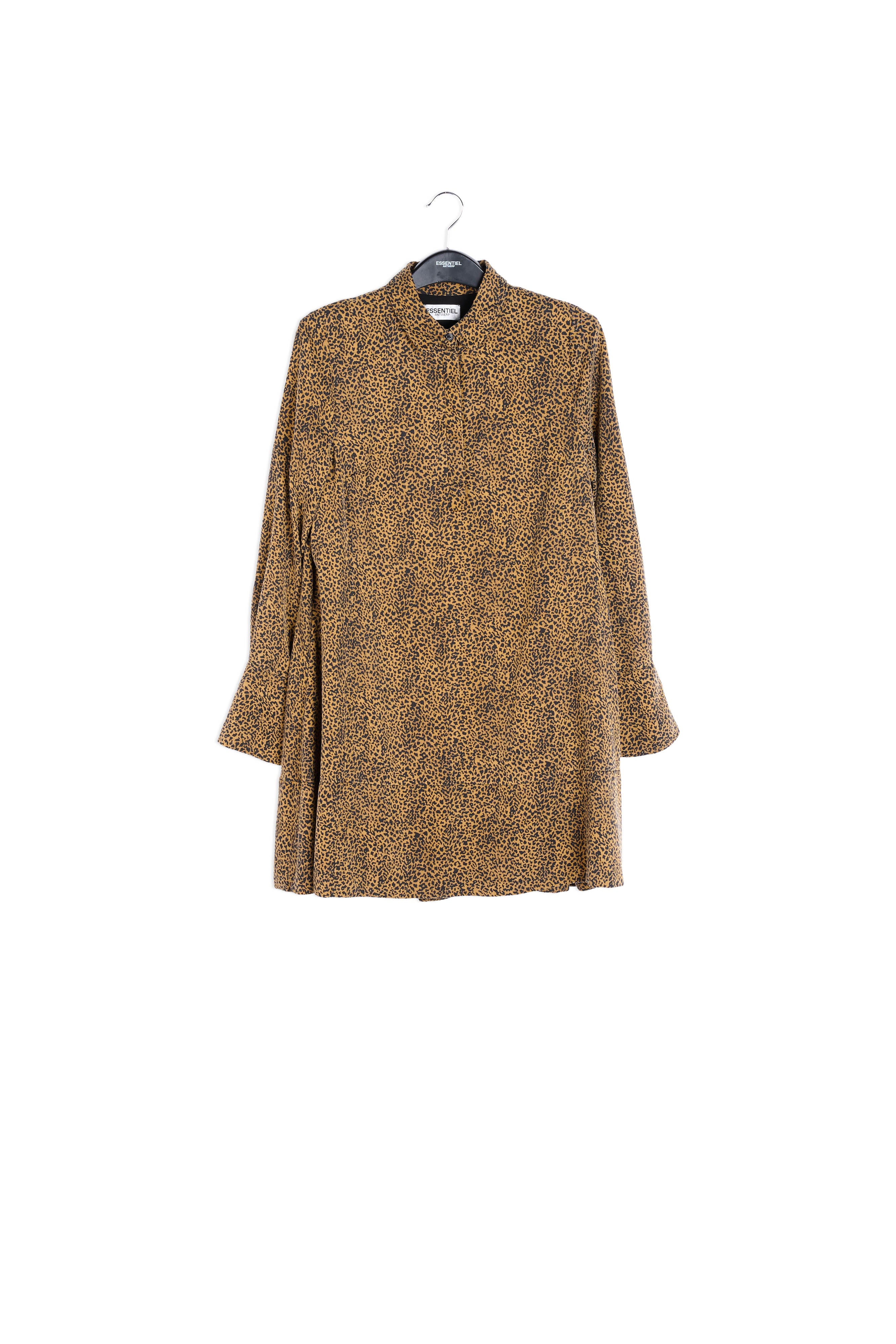 A-line dress with leopard print RE—SSENTIEL | Essentiel second hand