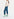 Cropped high-rise blue jeans Faume - seconde main