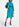 Blauwe midi-jurk Faume - seconde main