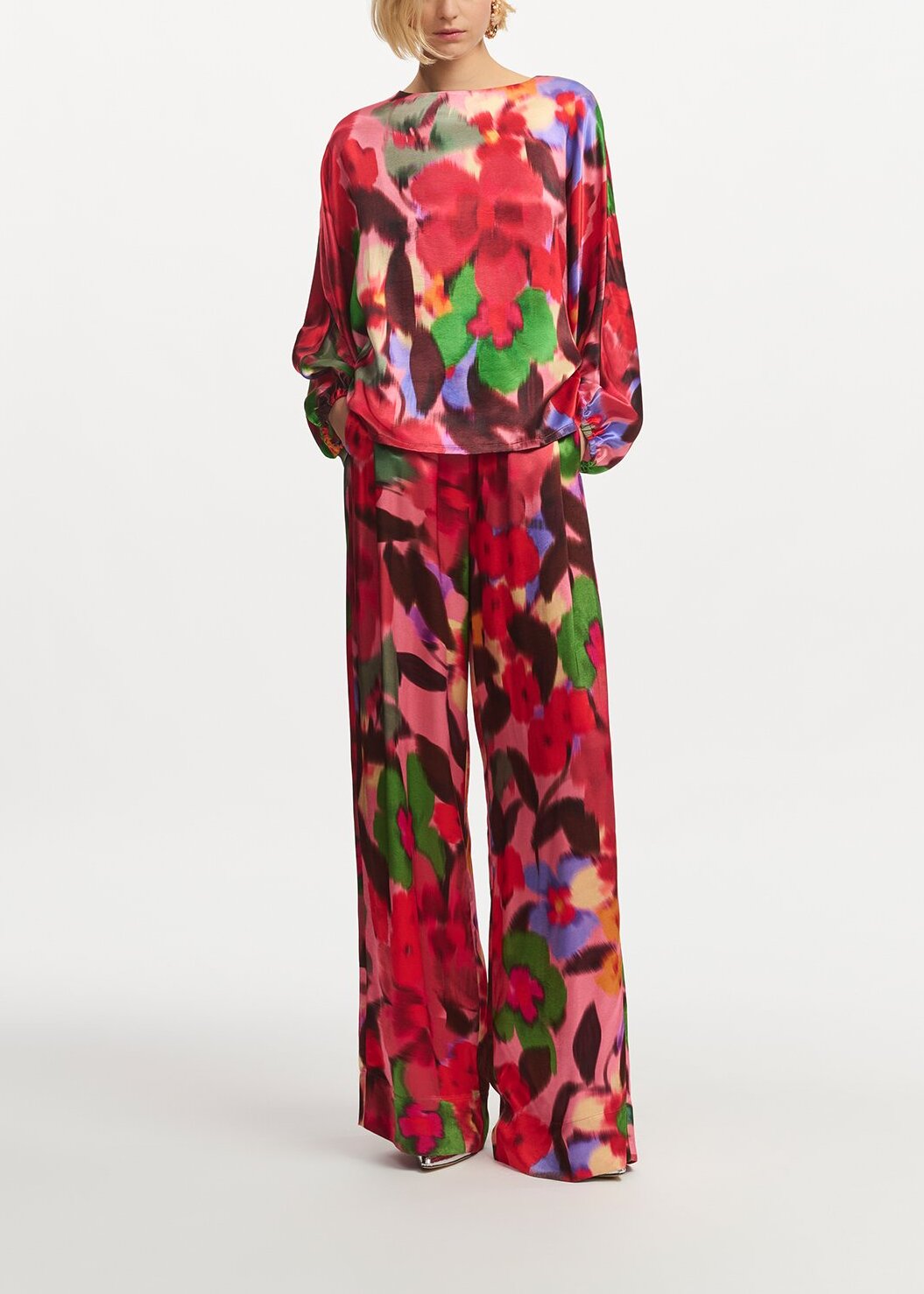 Top oversize à  imprimé fleuri RE—SSENTIEL | Essentiel second hand