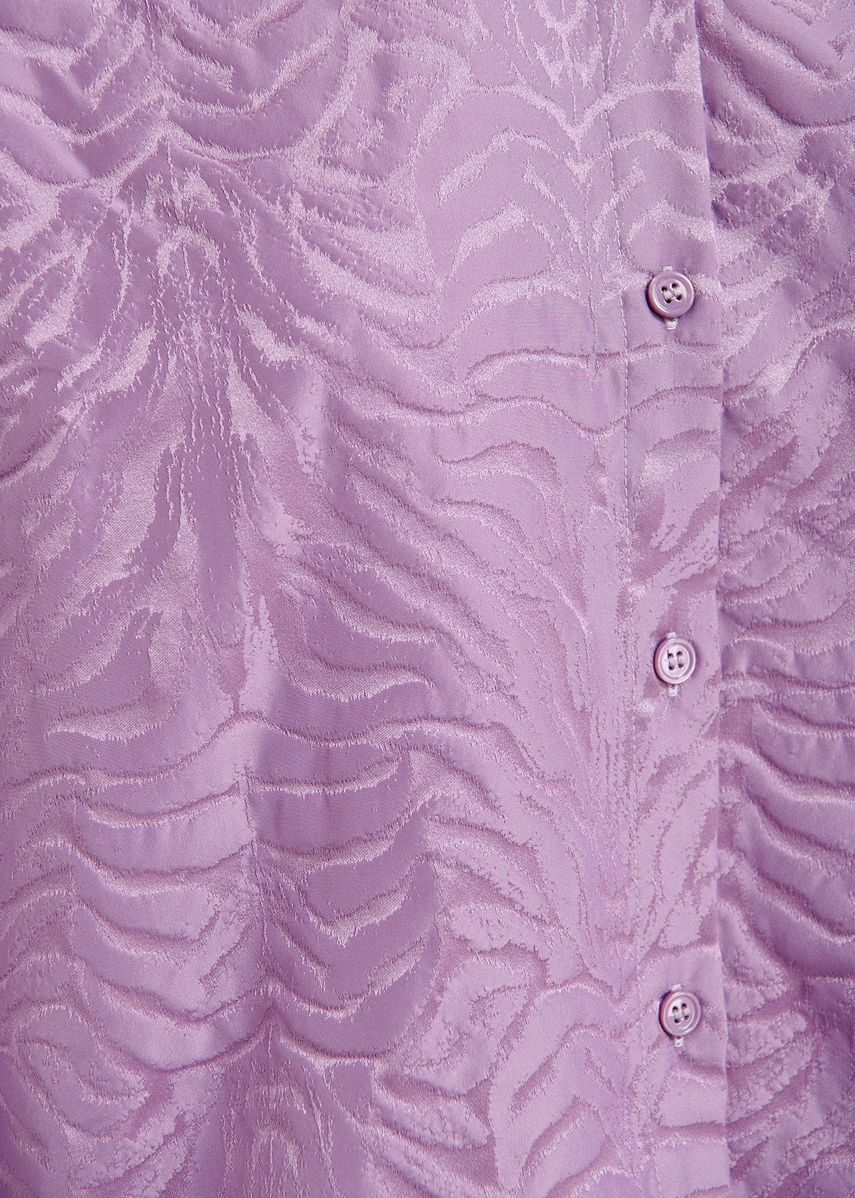 Lilac zebra jacquard shirt RE—SSENTIEL | Essentiel second hand