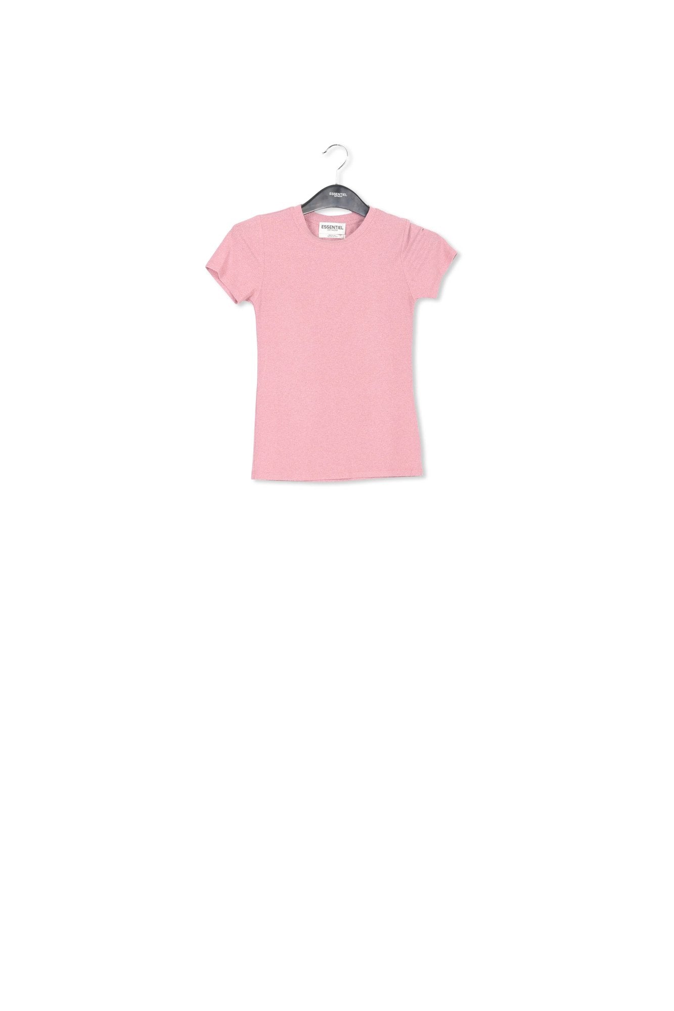 Pink lurex T-shirt RE—SSENTIEL | Essentiel second hand