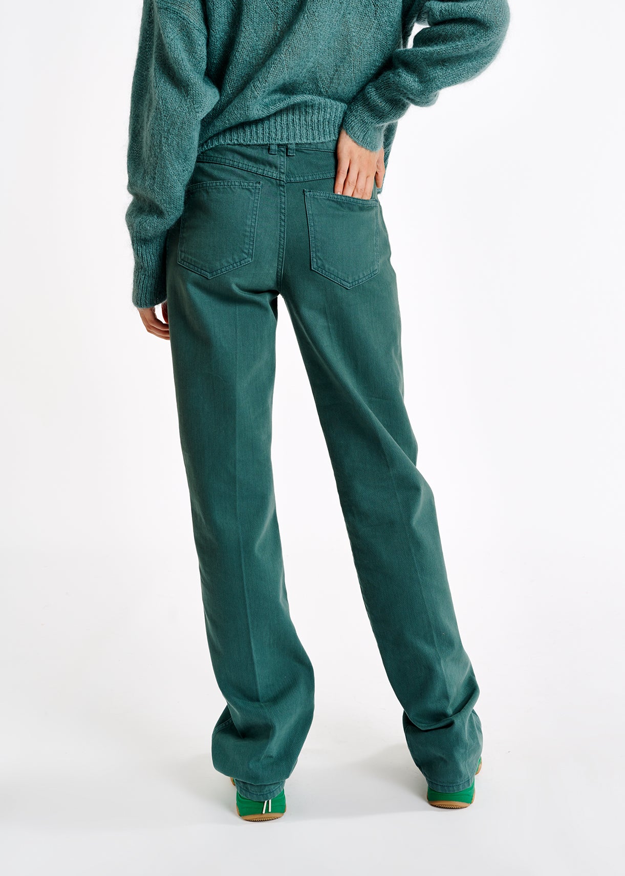 Blue flared-leg jeans RE—SSENTIEL | Essentiel second hand