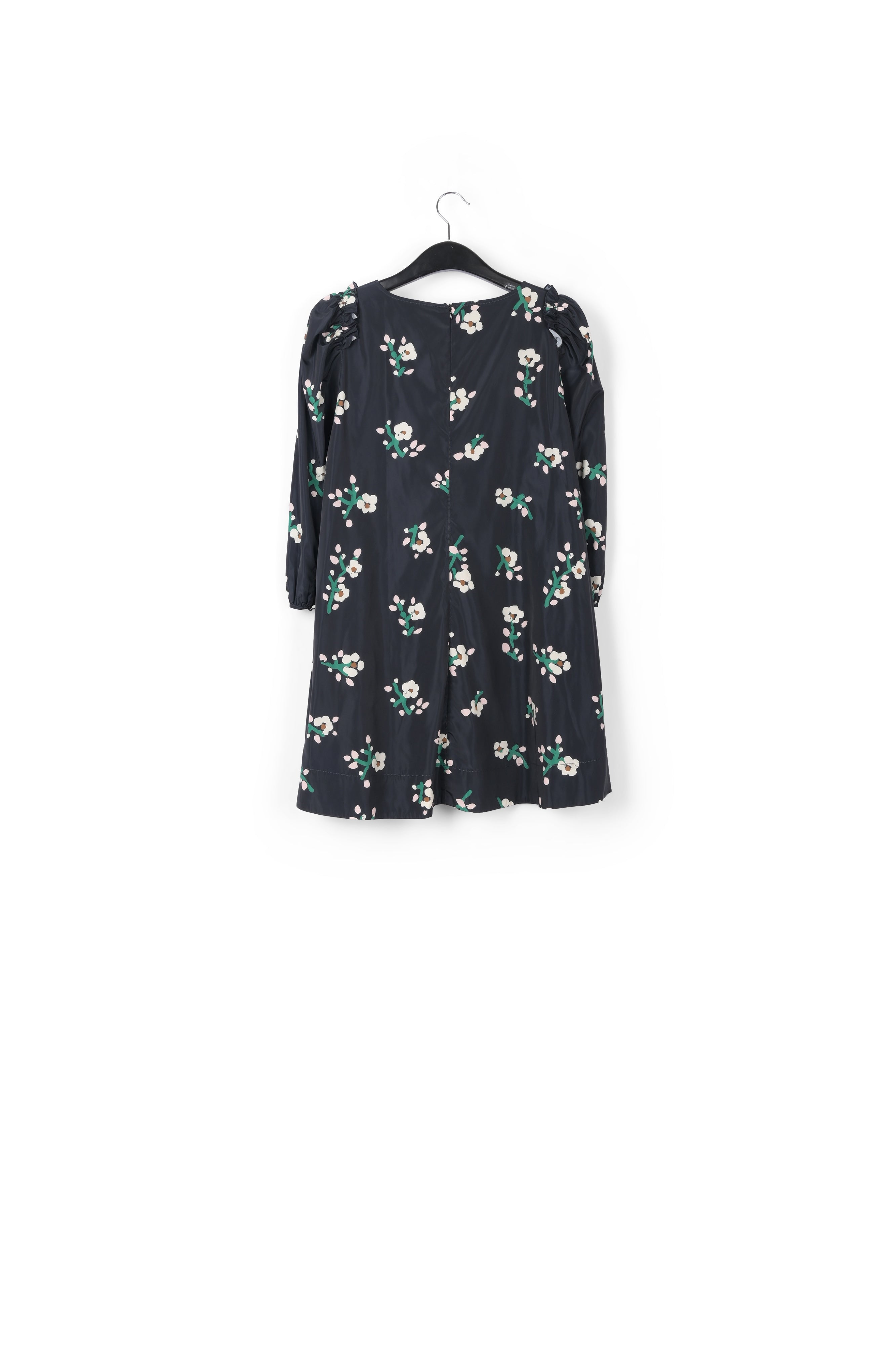 Mini robe noire en taffetas RE—SSENTIEL | Essentiel second hand