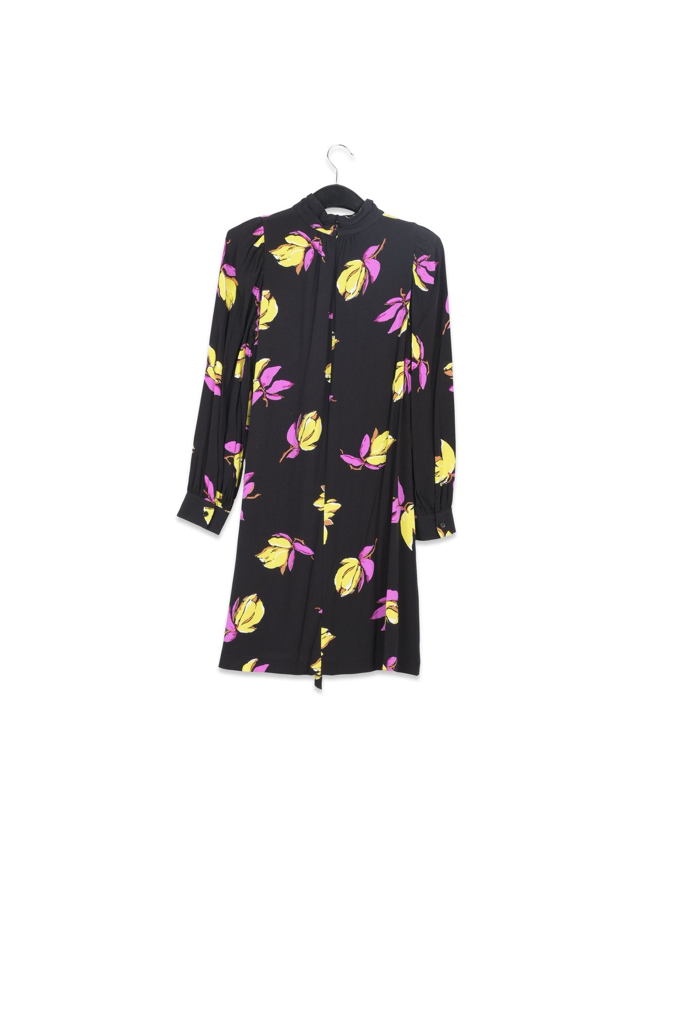 Mini-robe noire à imprimé fleuri RE—SSENTIEL | Essentiel second hand