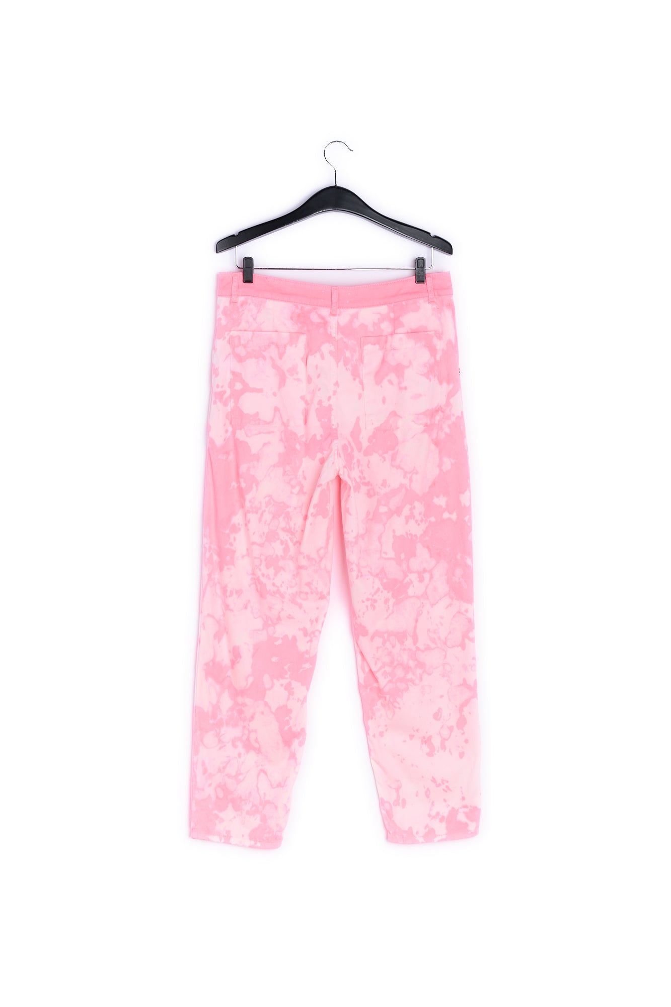 Pink and off-white tie-dyed jeans RE—SSENTIEL | Essentiel second hand