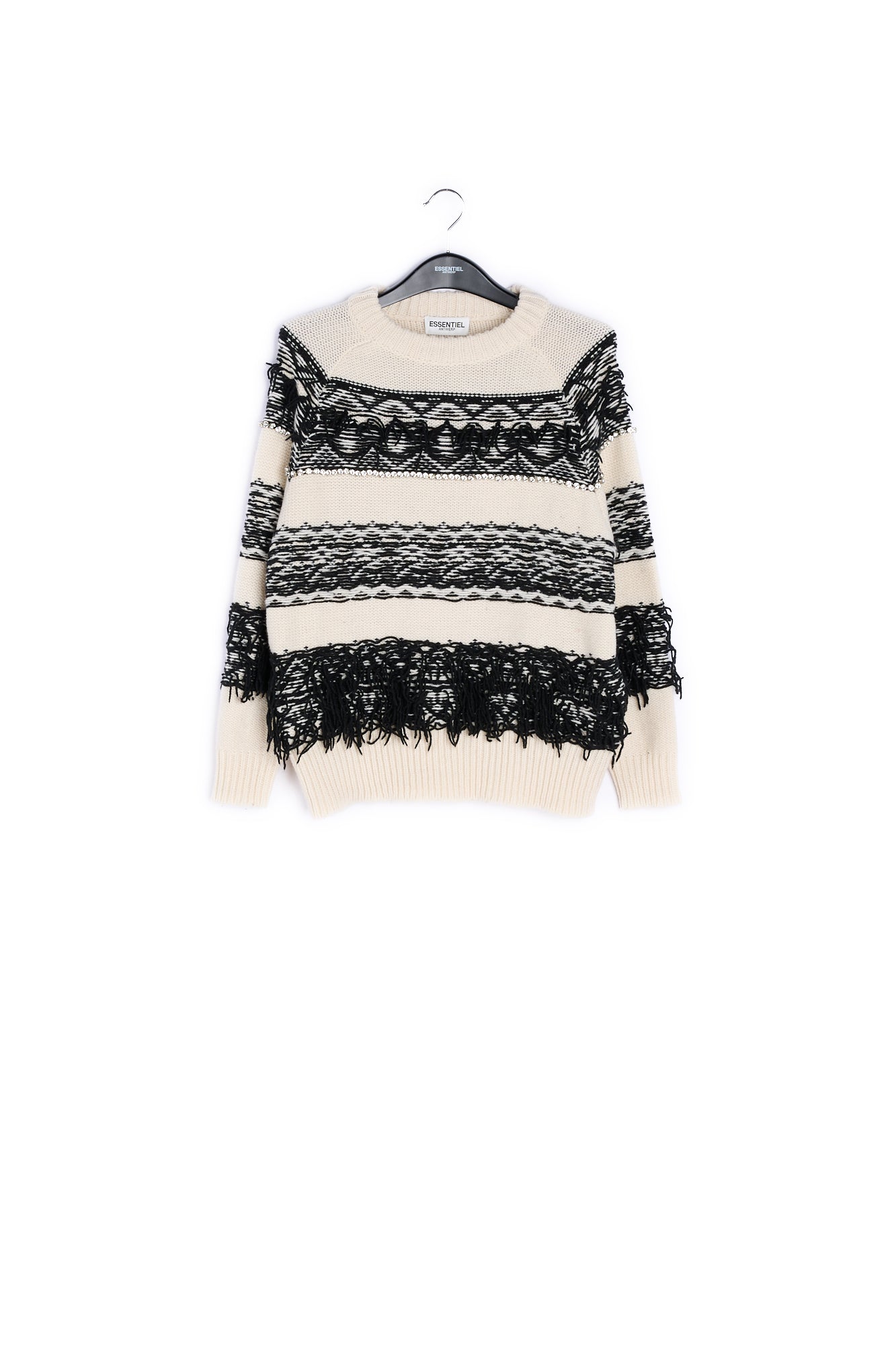 Alessia multi pattern sweater RE—SSENTIEL | Essentiel second hand