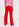 Pantalon rouge taille haute et jambes larges Faume - seconde main