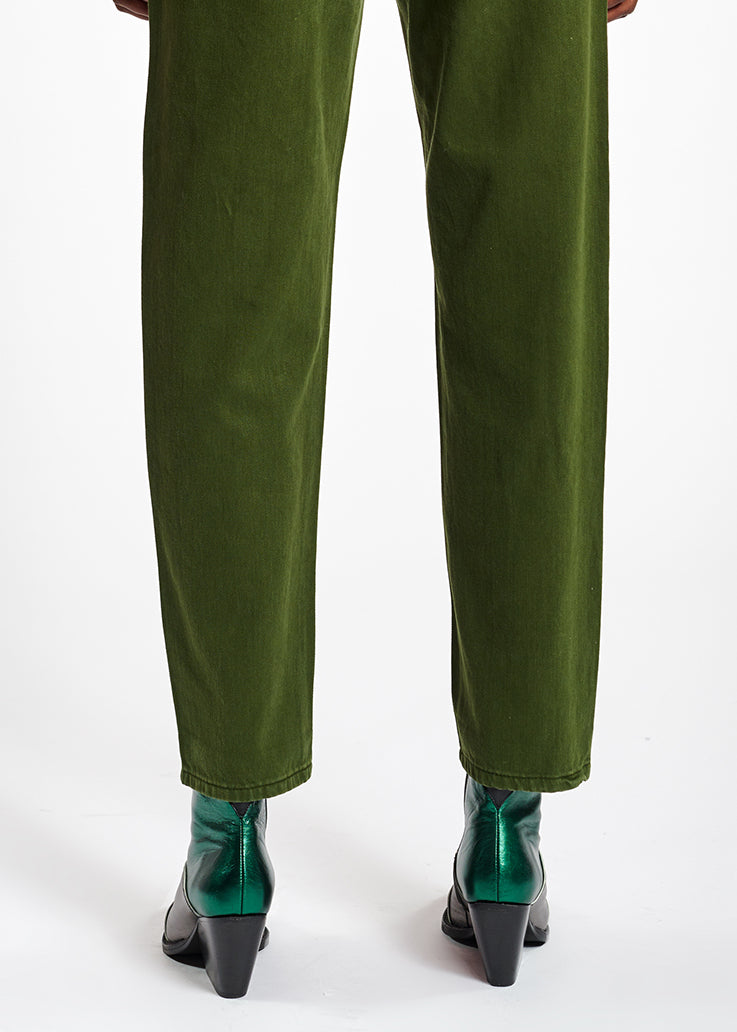 Pine green tapered jeans RE—SSENTIEL | Essentiel second hand