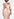 Peach jacquard midi dress Faume - seconde main