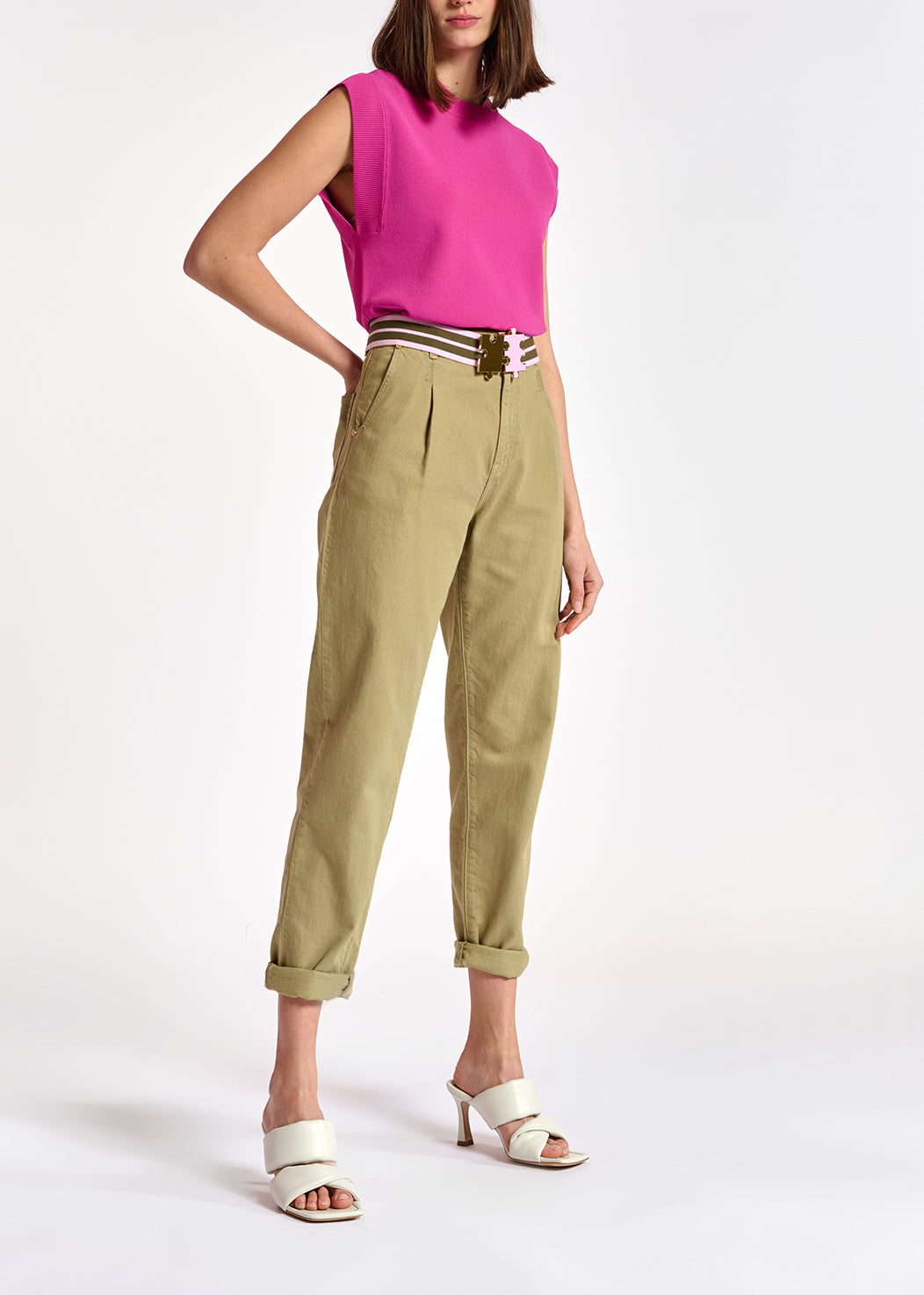 Beige boyfriend jeans RE—SSENTIEL | Essentiel second hand