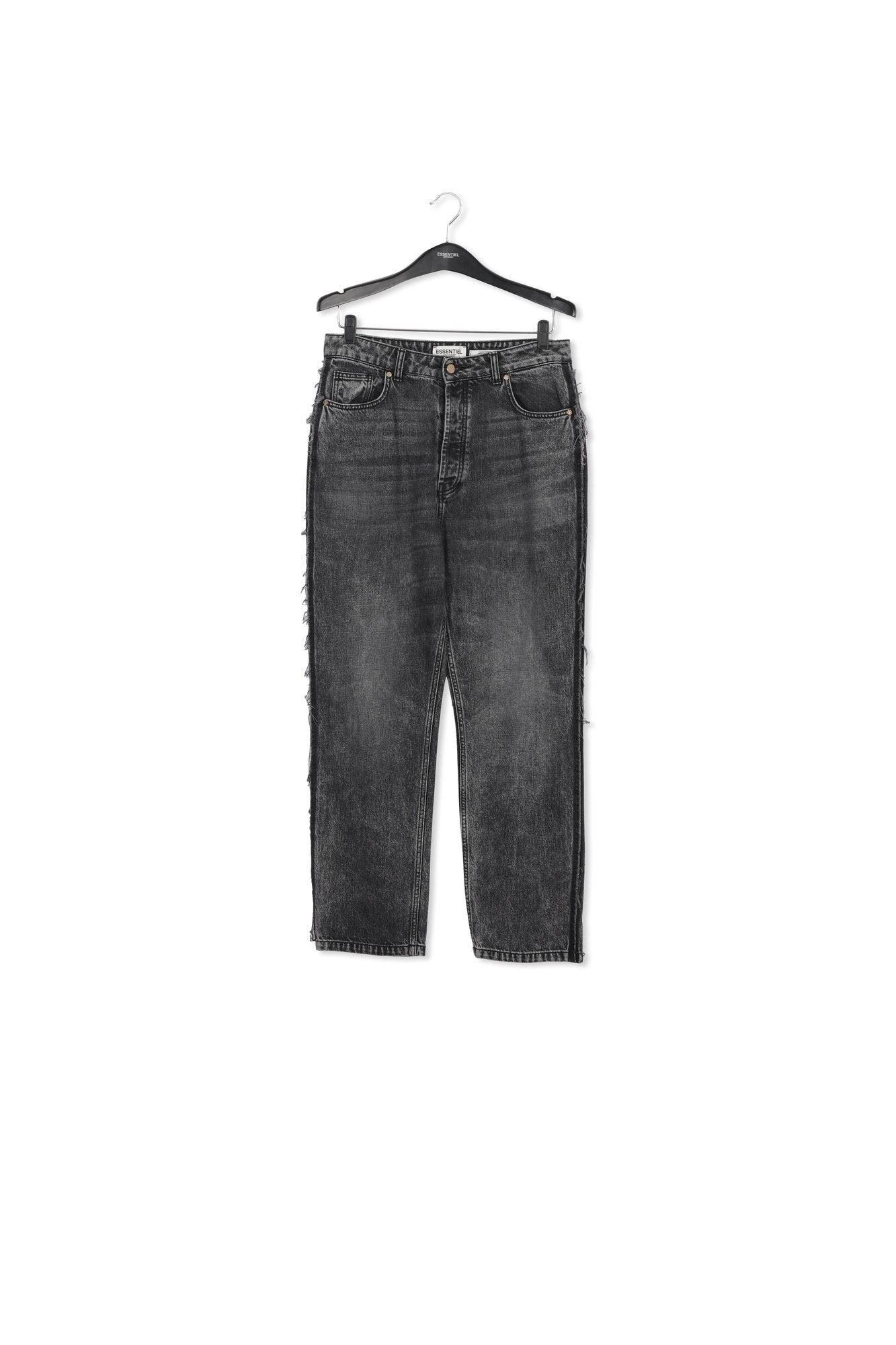 Dark grey straight leg jeans RE—SSENTIEL | Essentiel second hand