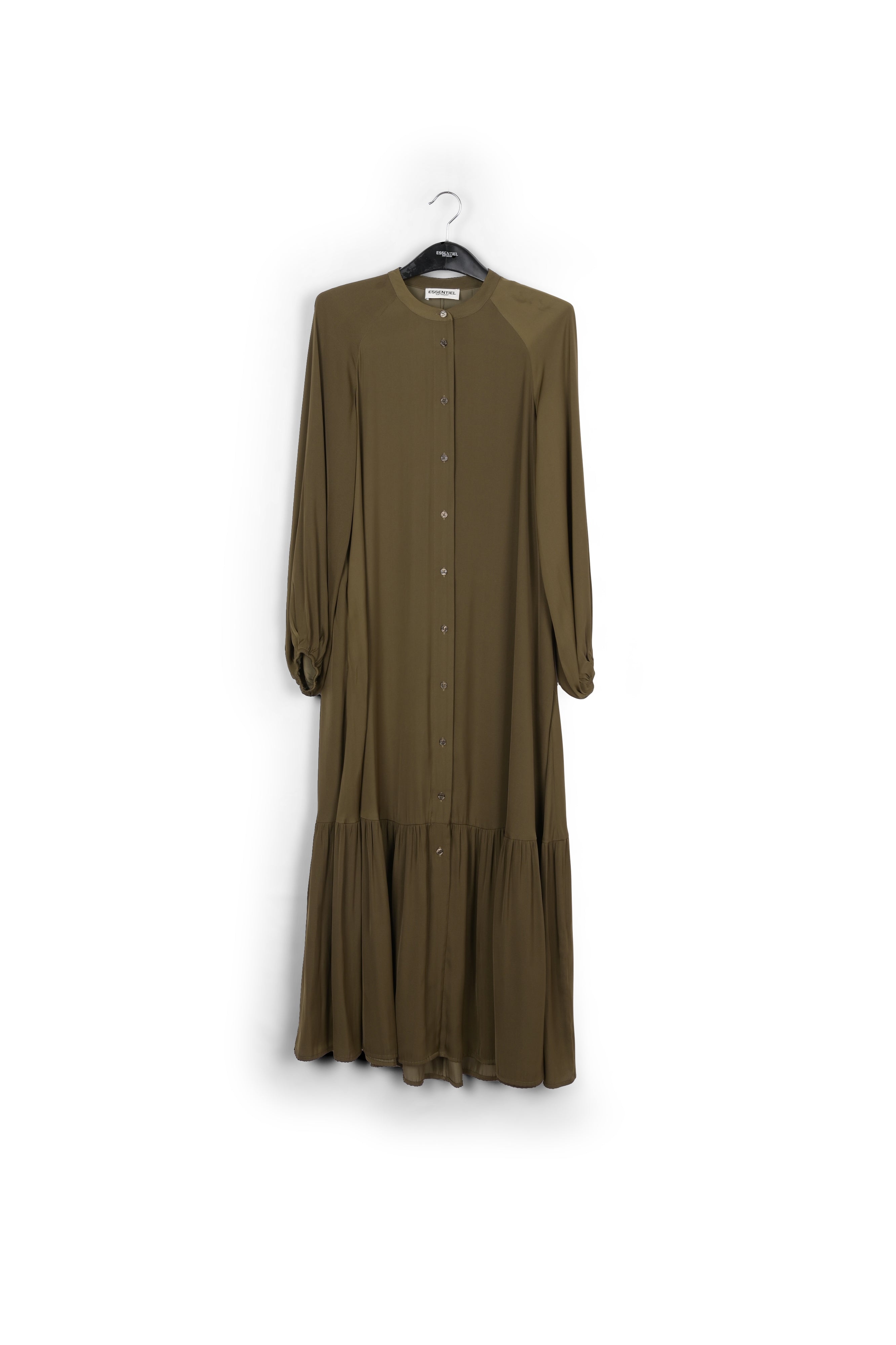 Lilac long-sleeved maxi dress RE—SSENTIEL | Essentiel second hand